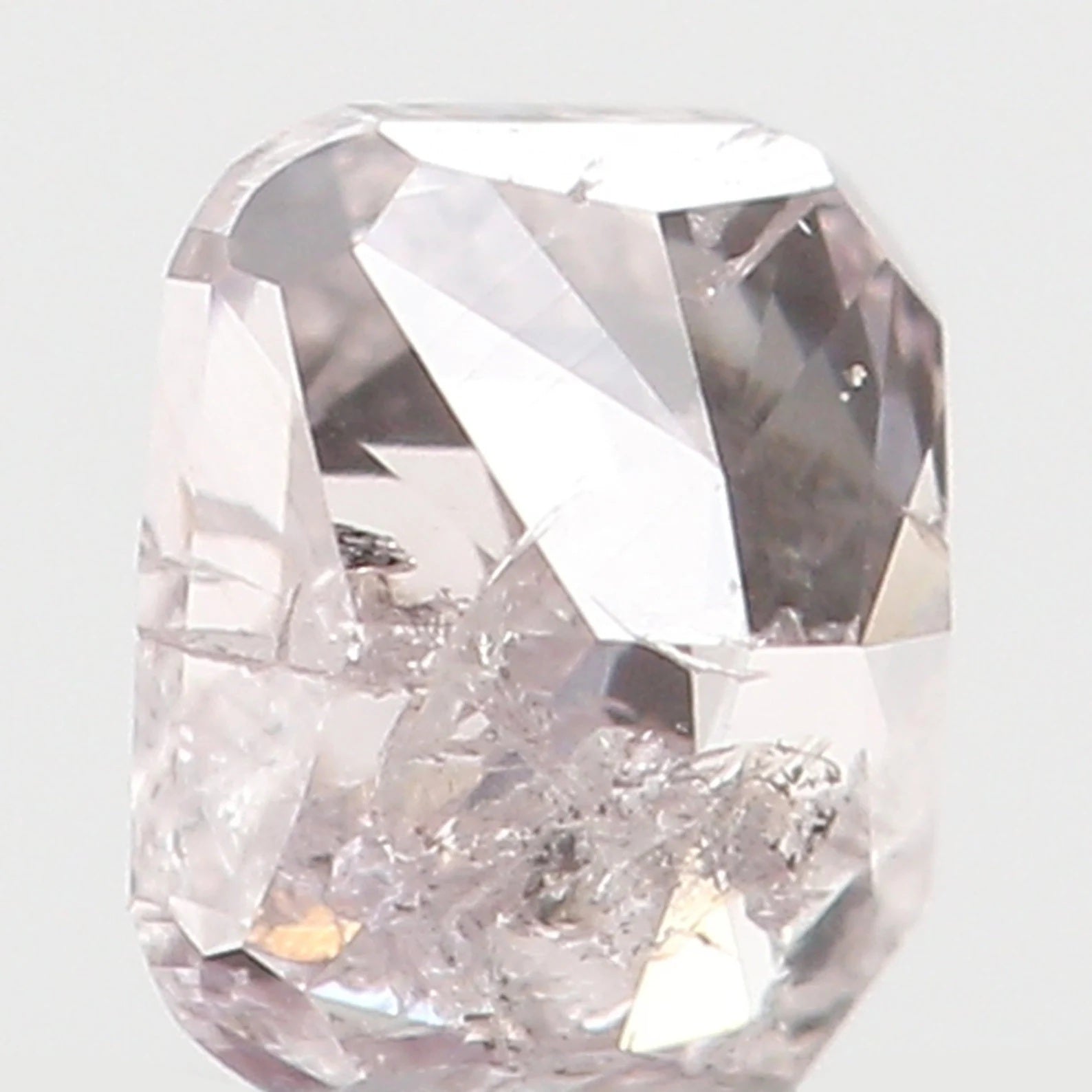 0.11 Ct Natural Loose Diamond Pear Brown Color SI1 Clarity 4.00 MM N7534