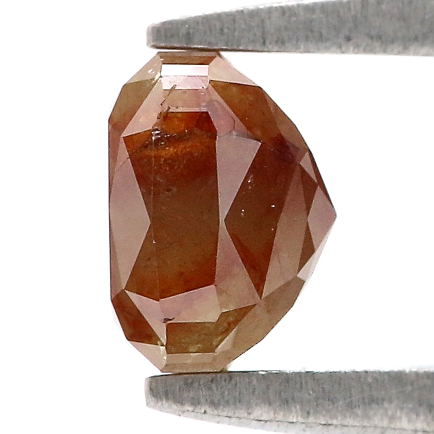 0.91 CT Natural Loose Cushion Shape Diamond Brown Color Cushion Cut Diamond 5.25 MM Natural Loose Diamond Cushion Rose Cut Diamond N2668