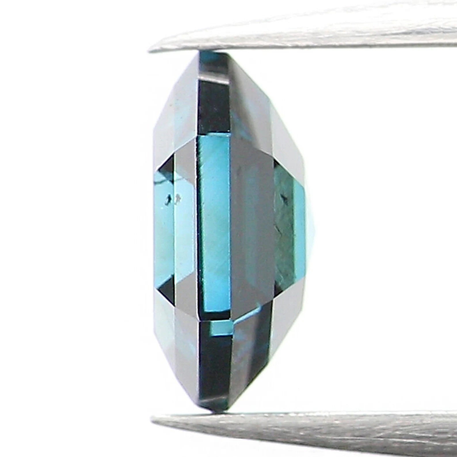 0.36 CT Natural Loose Hexagon Shape Diamond Blue Color Hexagon Shape Diamond 4.95 MM Natural Loose Diamond Blue Hexagon Cut Diamond NQ1410