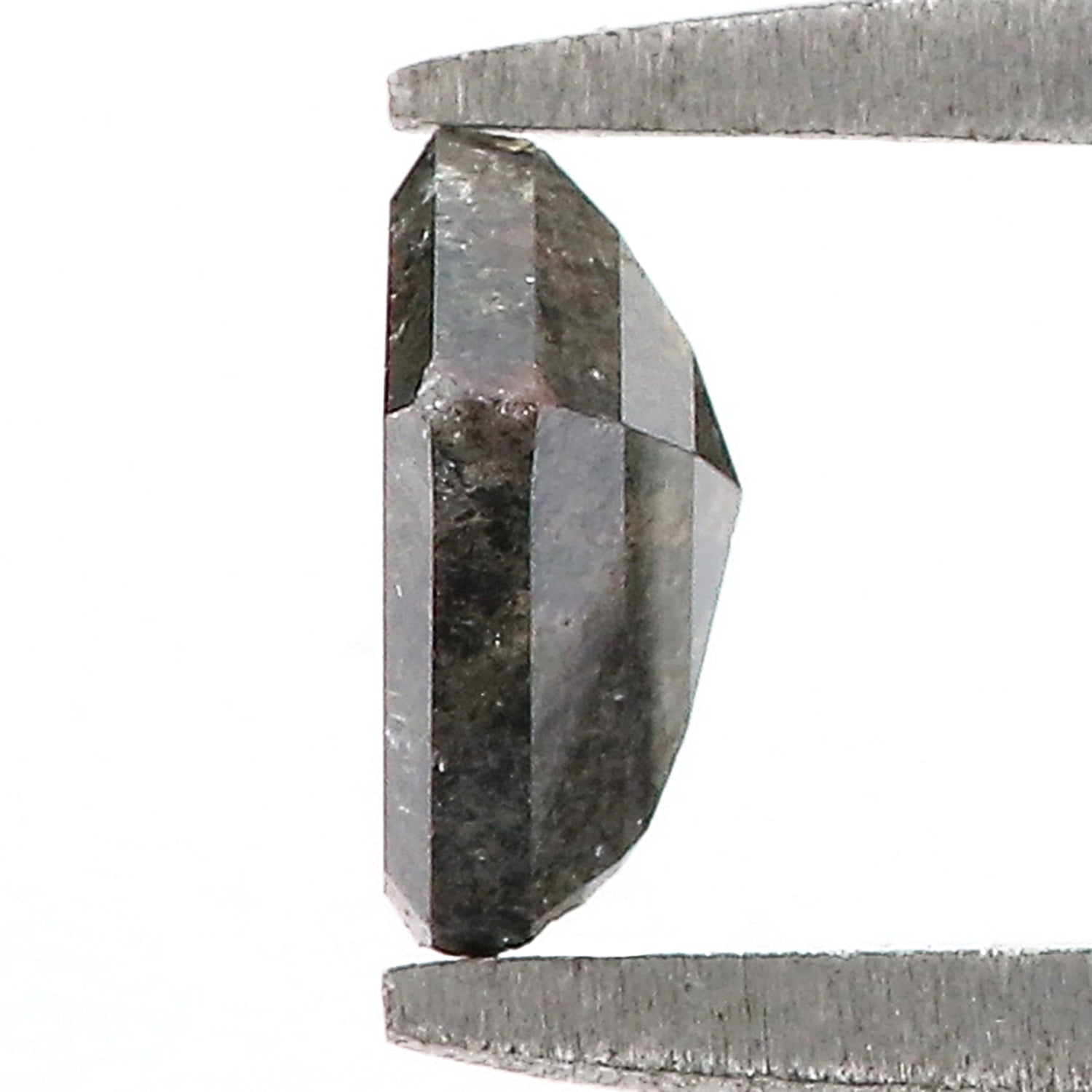 0.53 CT Natural Loose Kite Shape Diamond Salt And Pepper Kite Shape Diamond 5.95 MM Natural Black Grey Color Kite Rose Cut Diamond QL8812