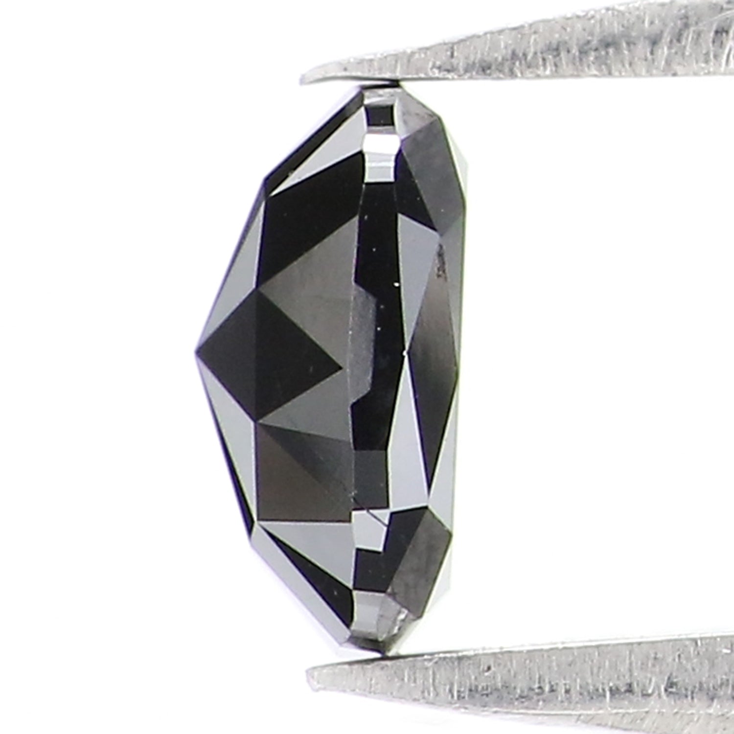 Natural Loose Cushion Diamond, Black Color Diamond, Natural Loose Diamond, Cushion Rose Cut Diamond, 0.57 CT Cushion Shape Diamond KR1308