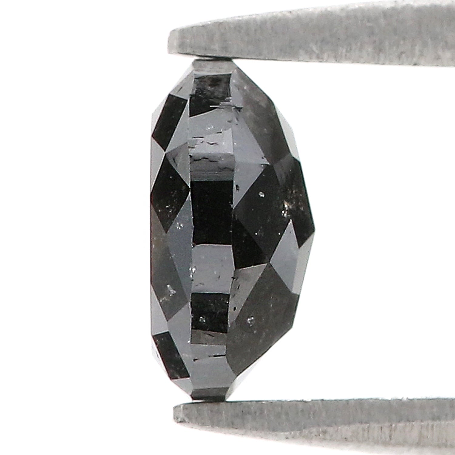 1.12 Ct Natural Loose Oval Shape Diamond Salt And Pepper Oval Cut Diamond 6.85 MM Natural Loose Diamond Oval Shape Rose Cut Diamond LQ1586