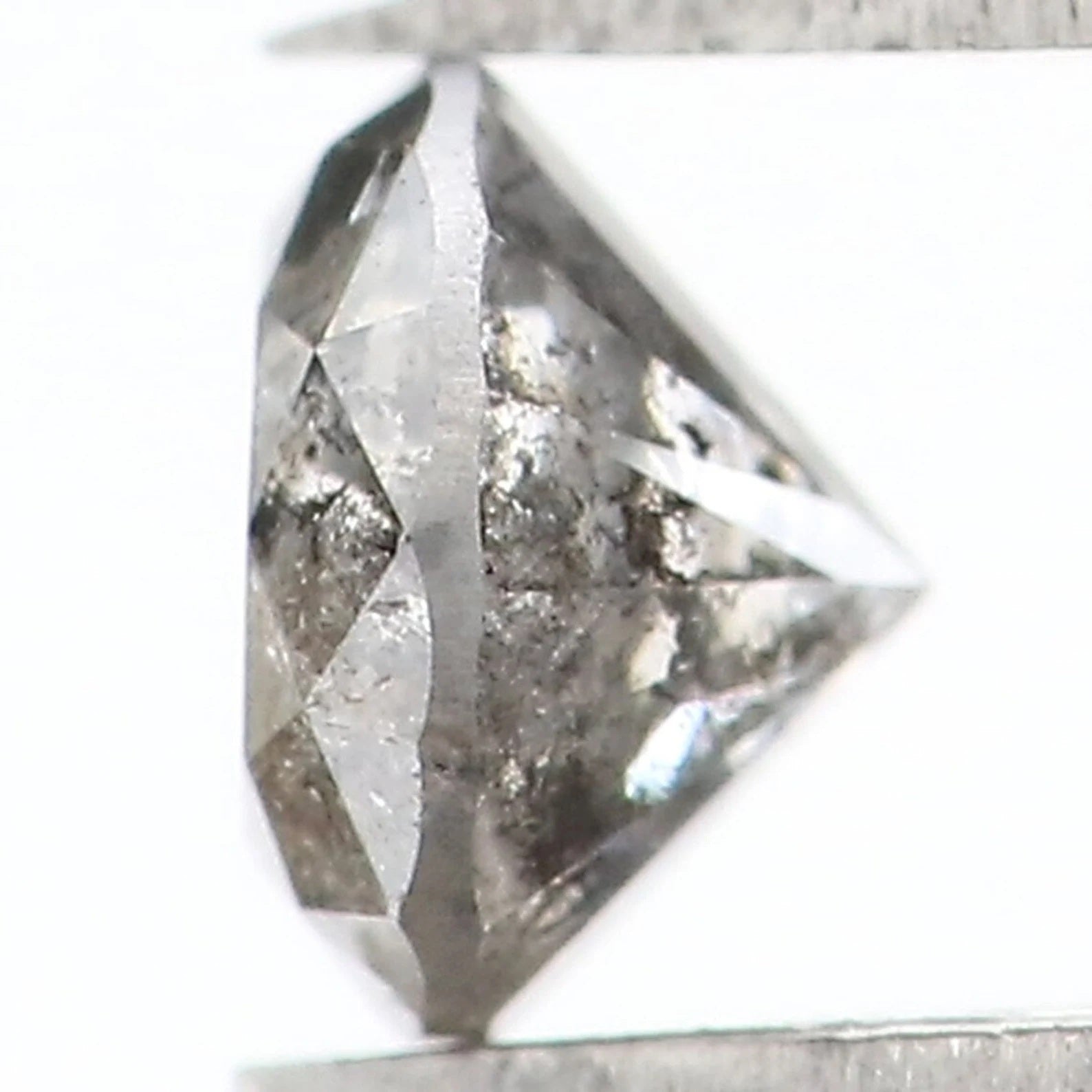 0.26 CT Natural Loose Round Shape Diamond Salt And Pepper Round Diamond 3.85 MM Natural Black Grey Color Round Brilliant Cut Diamond NQ1682