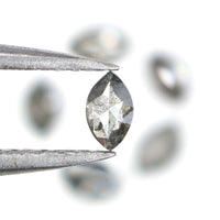 Natural Loose Marquise Diamond, Salt And Pepper Marquise Diamond, Natural Loose Diamond Marquise Cut Diamond, 0.50 CT Marquise Shape L2813