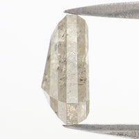 Natural Loose Coffin Diamond, Grey Color Diamond, Natural Loose Diamond, Coffin Diamond, Coffin Cut, 1.26 CT Coffin Shape Diamond L2907