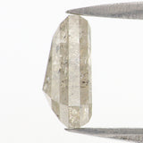 Natural Loose Coffin Diamond, Grey Color Diamond, Natural Loose Diamond, Coffin Diamond, Coffin Cut, 1.26 CT Coffin Shape Diamond L2907
