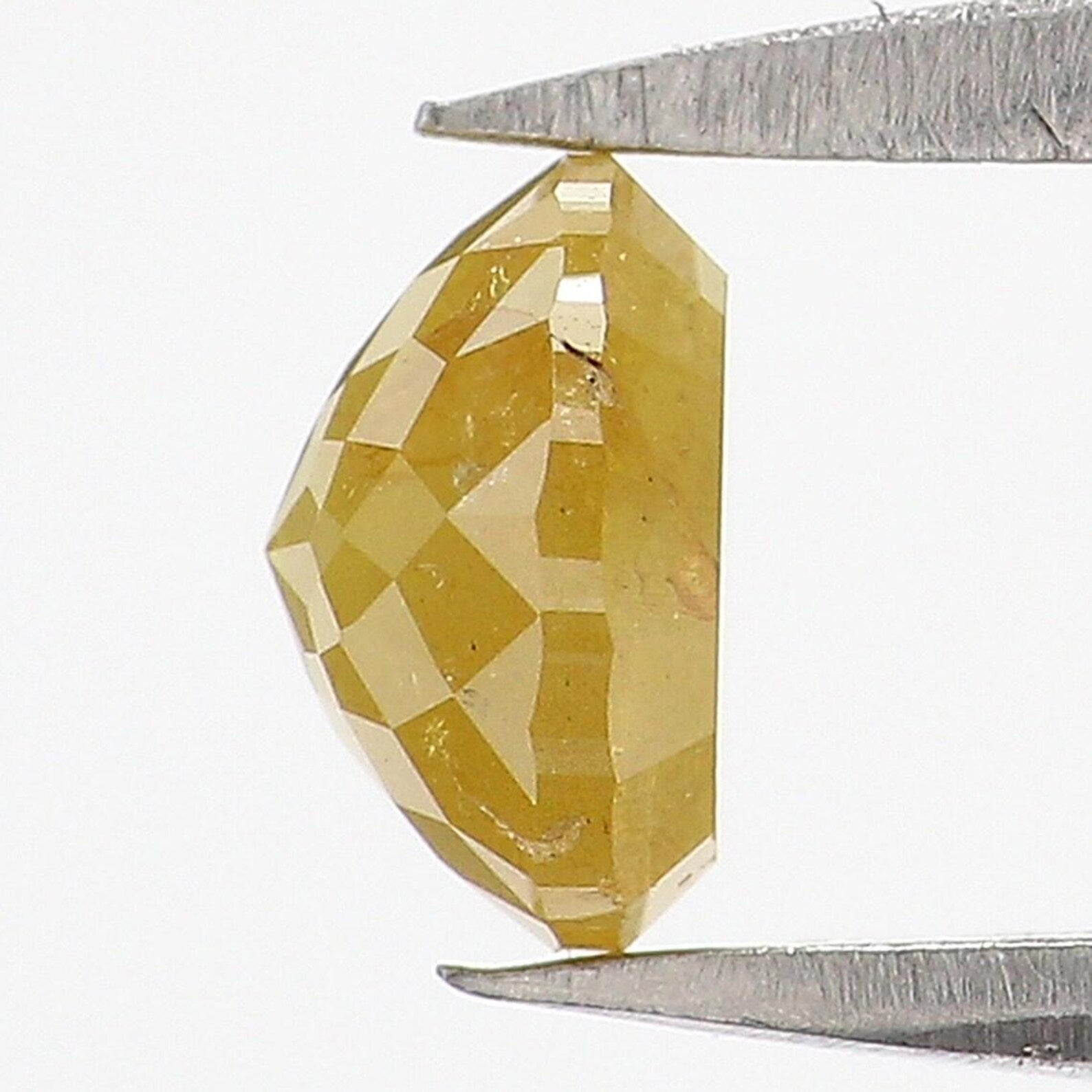 0.70 CT Natural Loose Round Shape Diamond Yellow Color Round Cut Diamond 5.30 MM Natural Loose Yellow Color Round Rose Cut Diamond NQ619