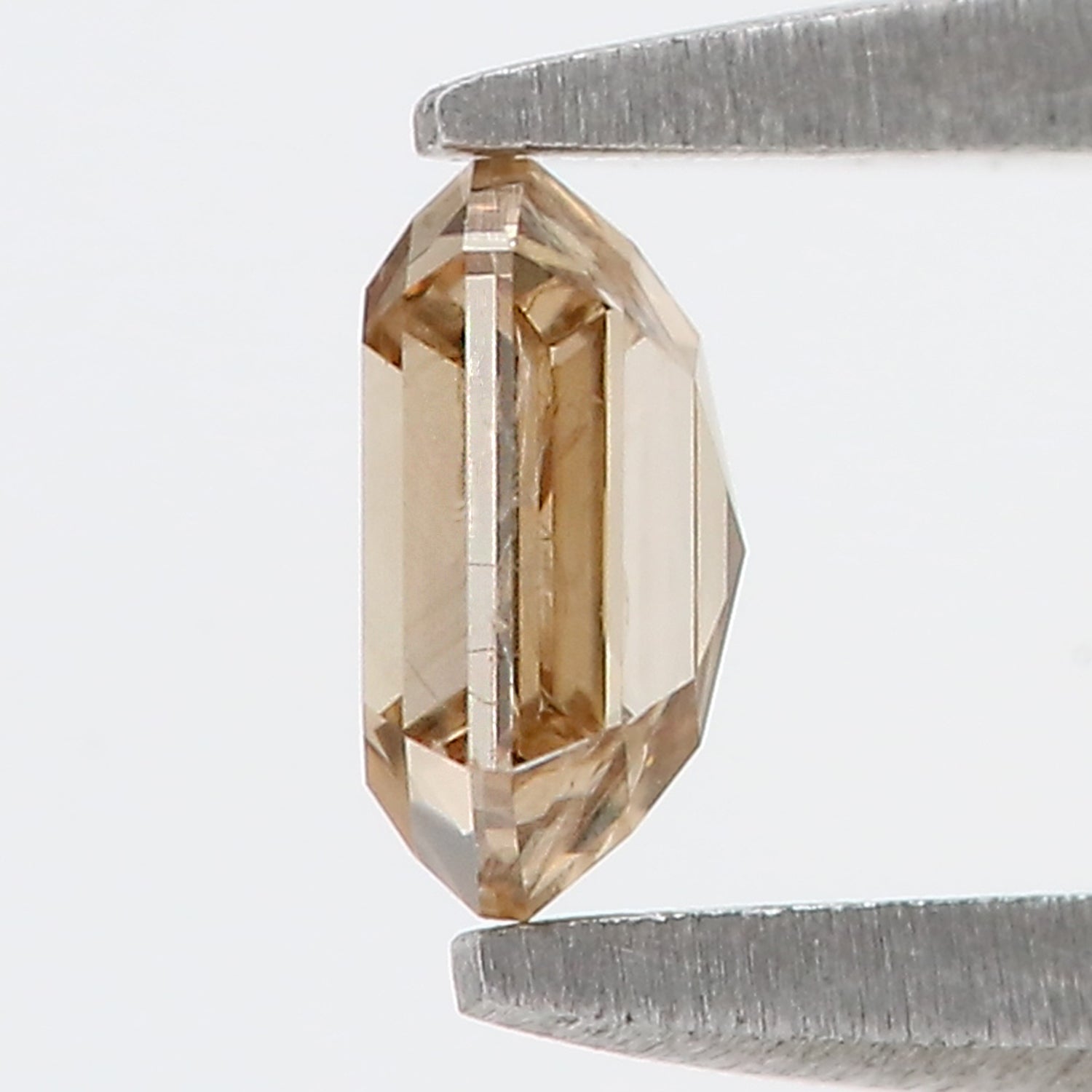 0.37 CT Natural Loose Hexagon Shape Diamond Brown Color Hexagon Cut Diamond 4.70 MM Natural Loose Brown Color Hexagon Rose Cut Diamond LQ717