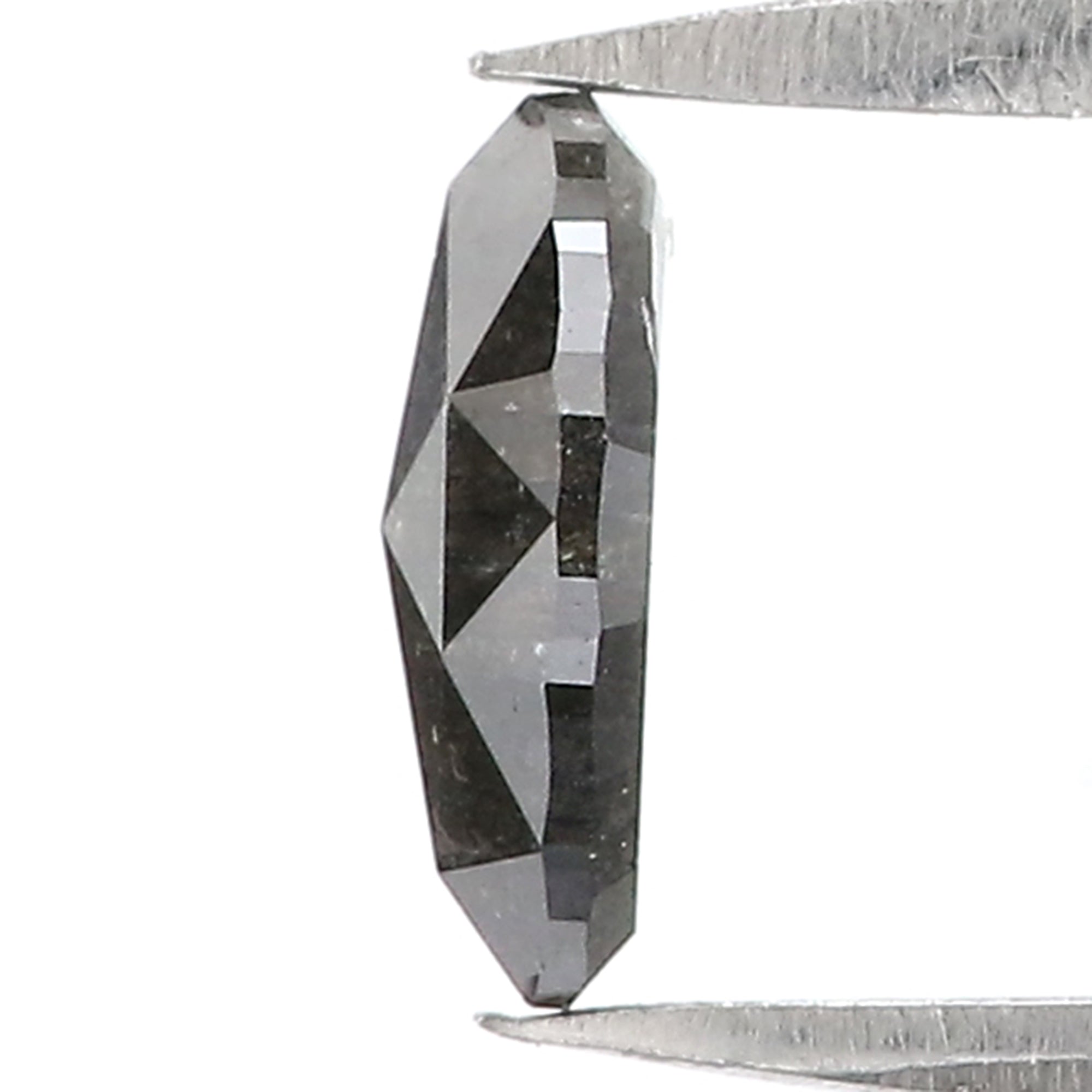 0.55 CT Natural Loose Marquise Shape Diamond Salt And Pepper Marquise Rose Cut Diamond 7.45 MM Black Grey Color Marquise Cut Diamond QL3120
