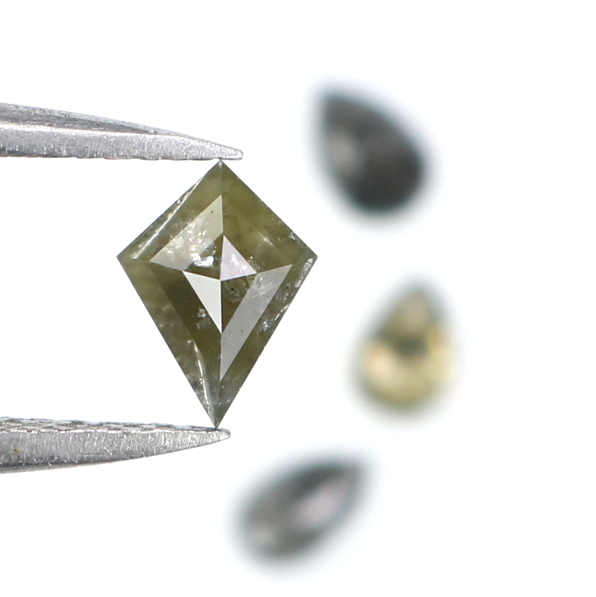 0.80 CT Natural Loose Mix Shape Diamond Salt And Pepper Mix Shape Diamond 6.35 MM Natural Black Grey Color Mix Shape Rose Cut Diamond LQ2809