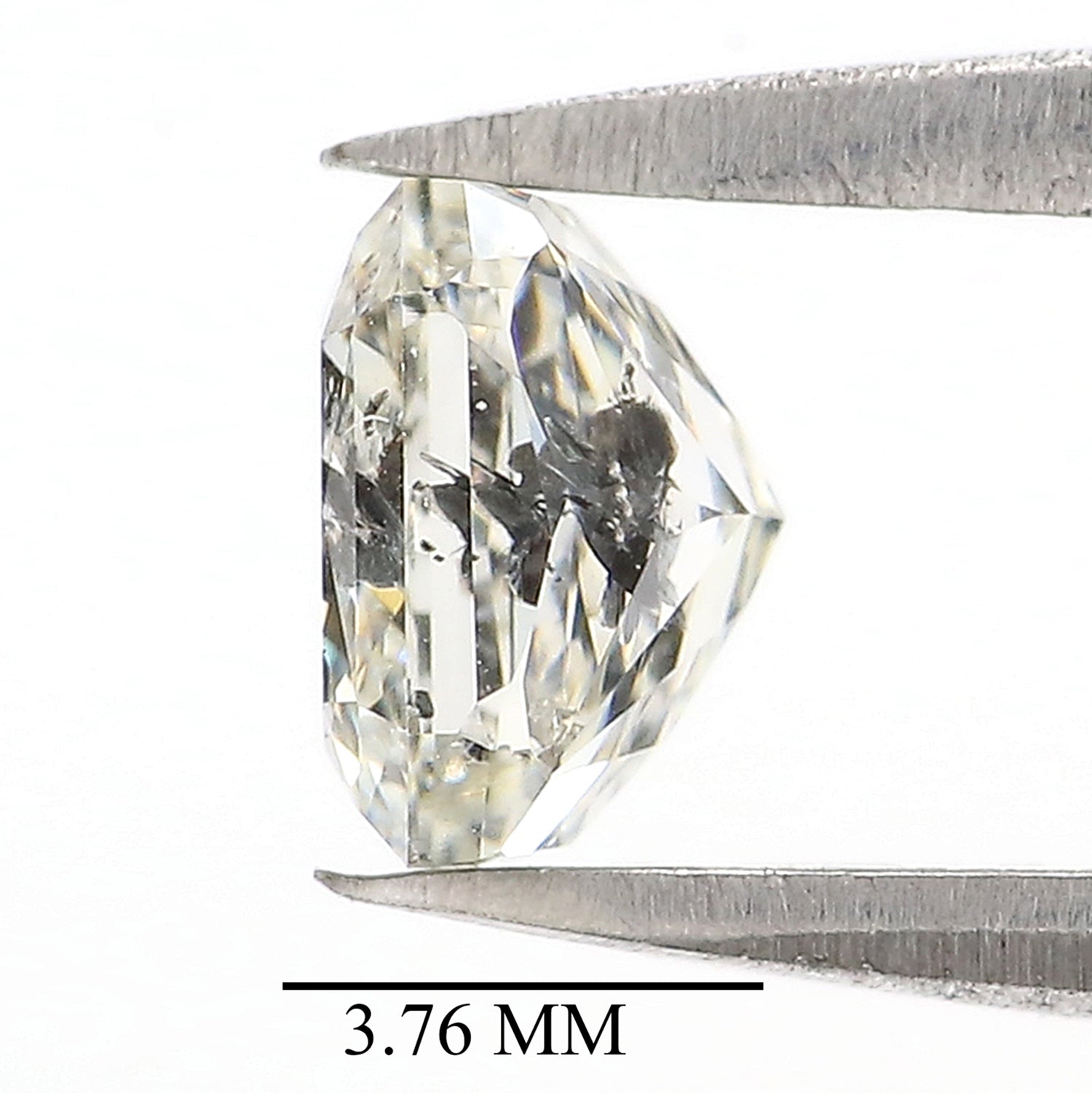 Natural Radiant White -G Diamond 1.03 CT Loose Brilliant Cut White -G Color Stone 5.60 MM Radiant Diamond For Custom Engagement Ring L3636