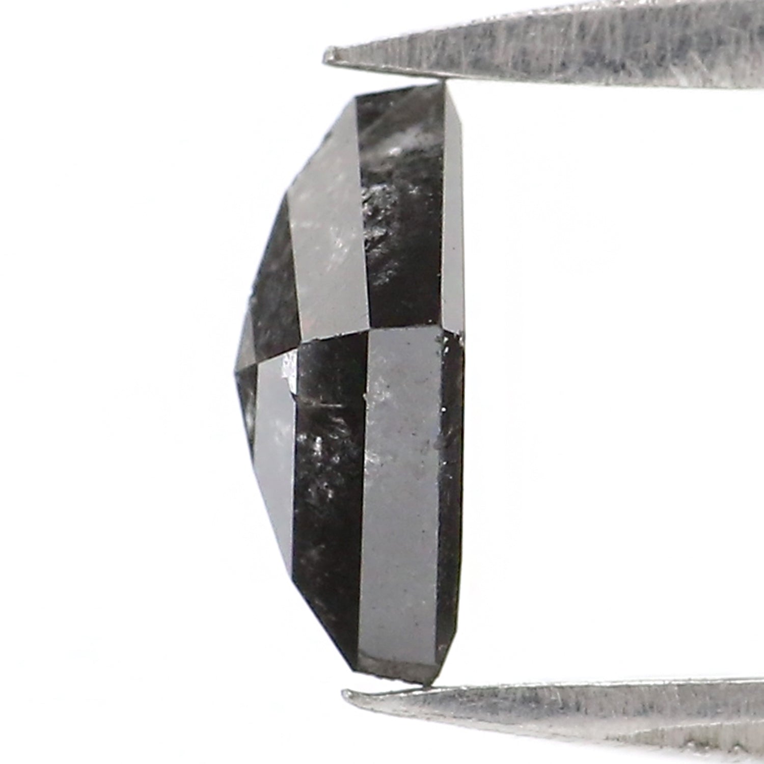 0.63 CT Natural Loose Kite Shape Diamond Salt And Pepper Kite Shape Diamond 6.90 MM Natural Black Grey Color Kite Rose Cut Diamond LQ2931