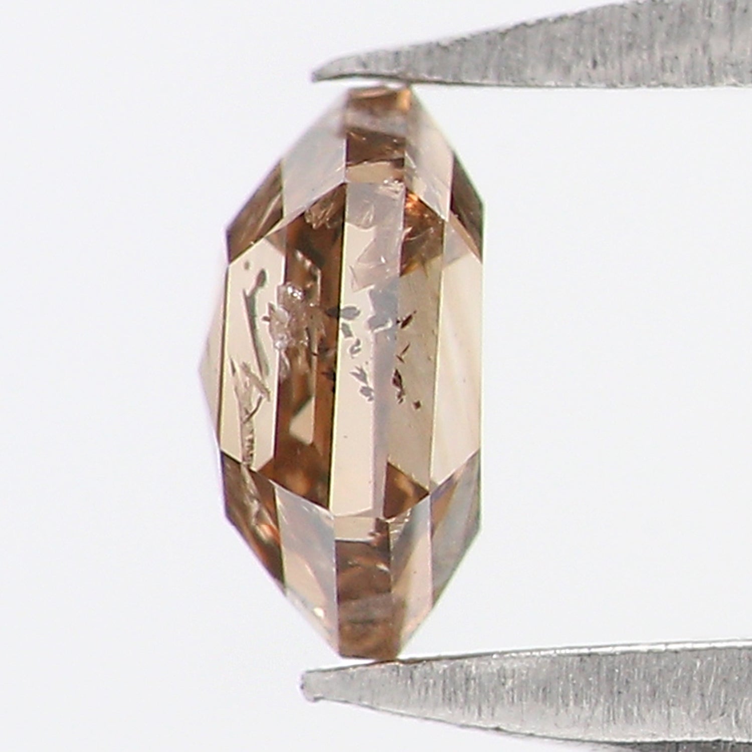 0.28 CT Natural Loose Hexagon Shape Diamond Brown Color Hexagon Cut Diamond 4.40 MM Natural Loose Brown Color Hexagon Rose Cut Diamond LQ585