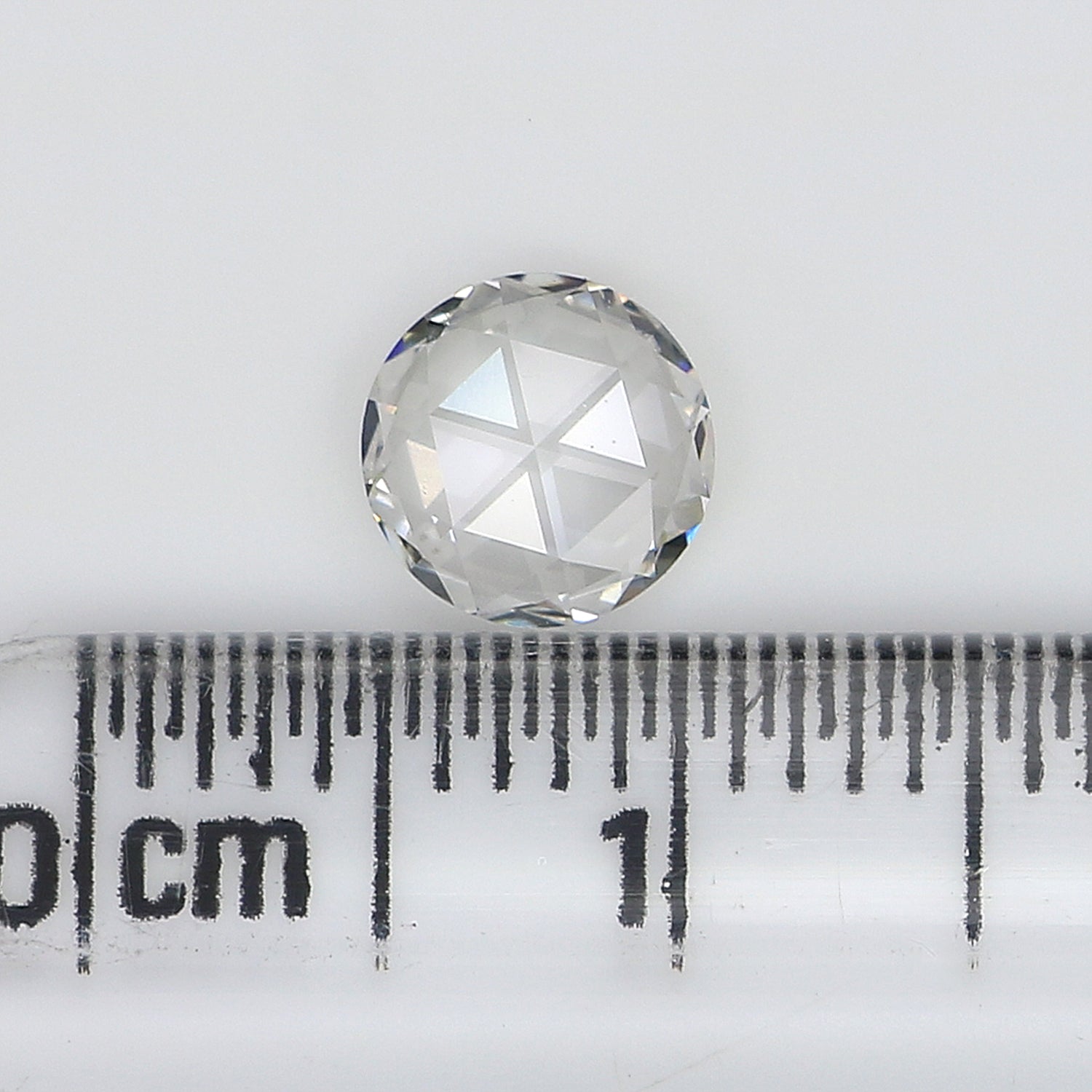 5.00 mm, 5.50 mm, 6.00 mm, Round Rose Cut Lab Grown CVD Diamond Lab Created Loose Diamond for Engagement Ring Q113