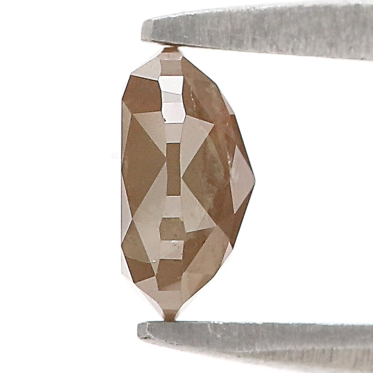 0.77 CT Natural Loose Oval Shape Diamond Brown Color Oval Cut Diamond 6.00 MM Natural Loose Diamond Brown Oval Shape Rose Cut Diamond N2655