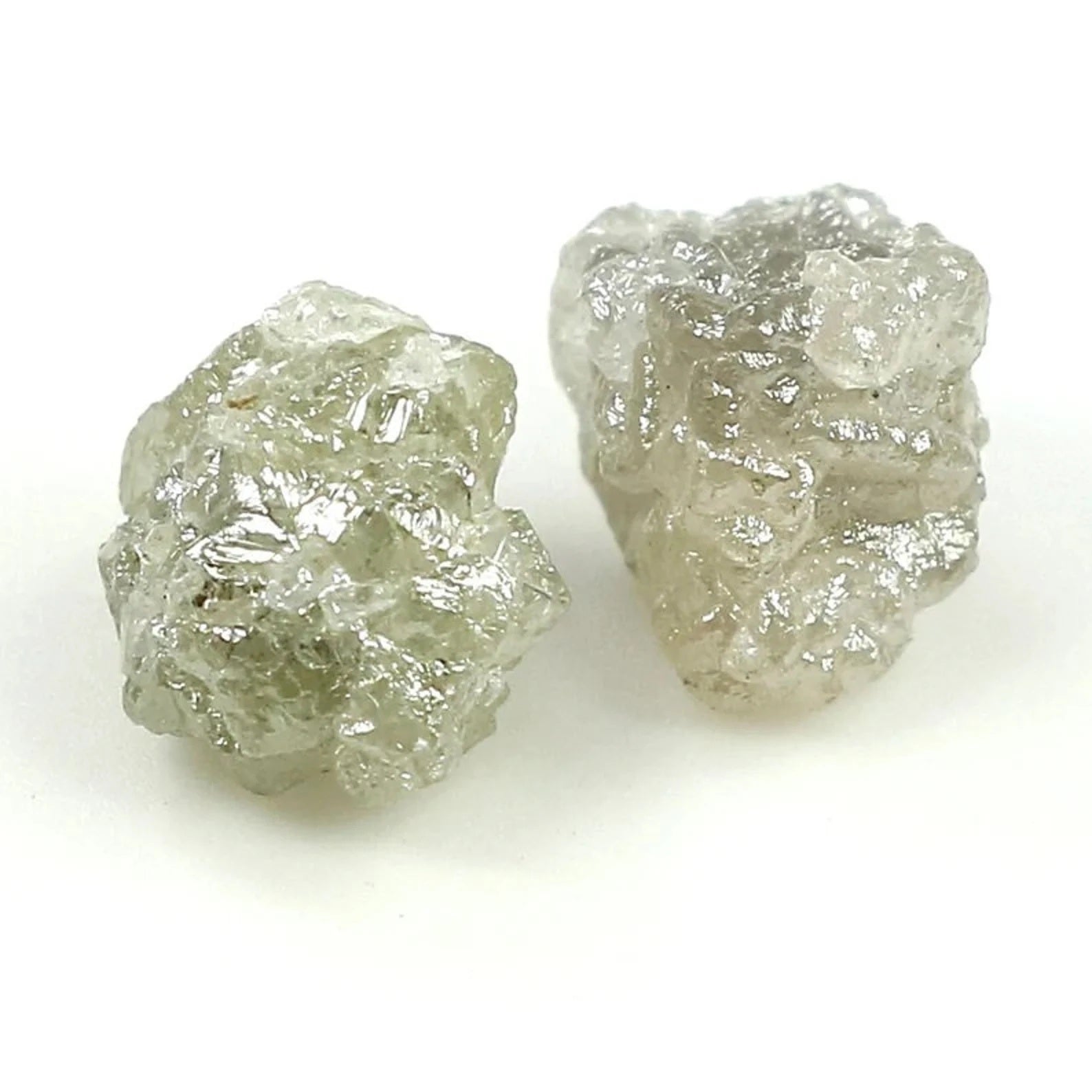 2.82 CT Natural Loose Rough Diamond Grey Color Rough Diamond 6.95 MM Natural Diamond Grey Color Irregular Cut Rough Shape Diamond NQ1452