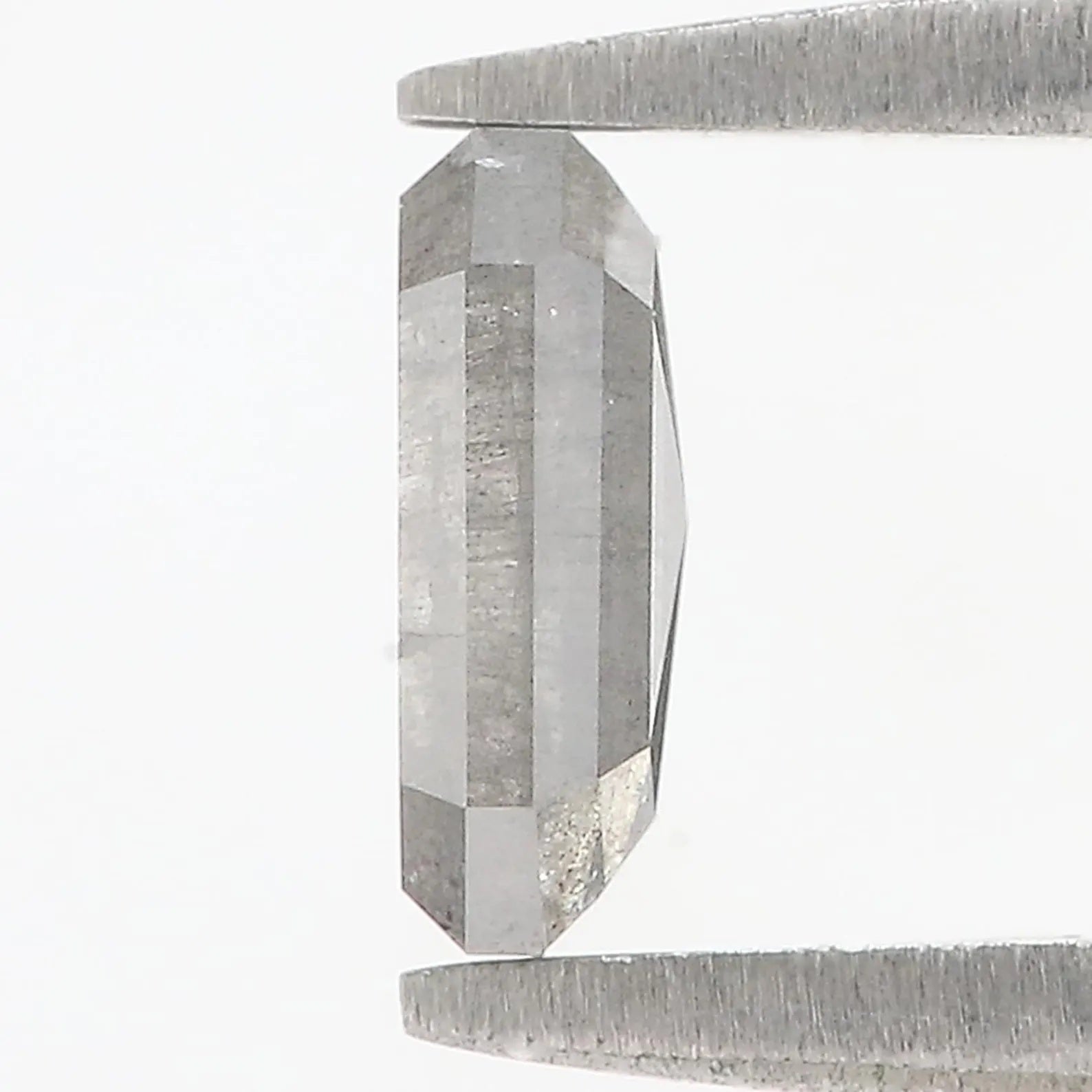 0.90 CT Natural Loose Emerald Shape Diamond Grey Color Emerald Cut Diamond 6.95 MM Natural Loose Diamond Grey Emerald Cut Diamond QN796