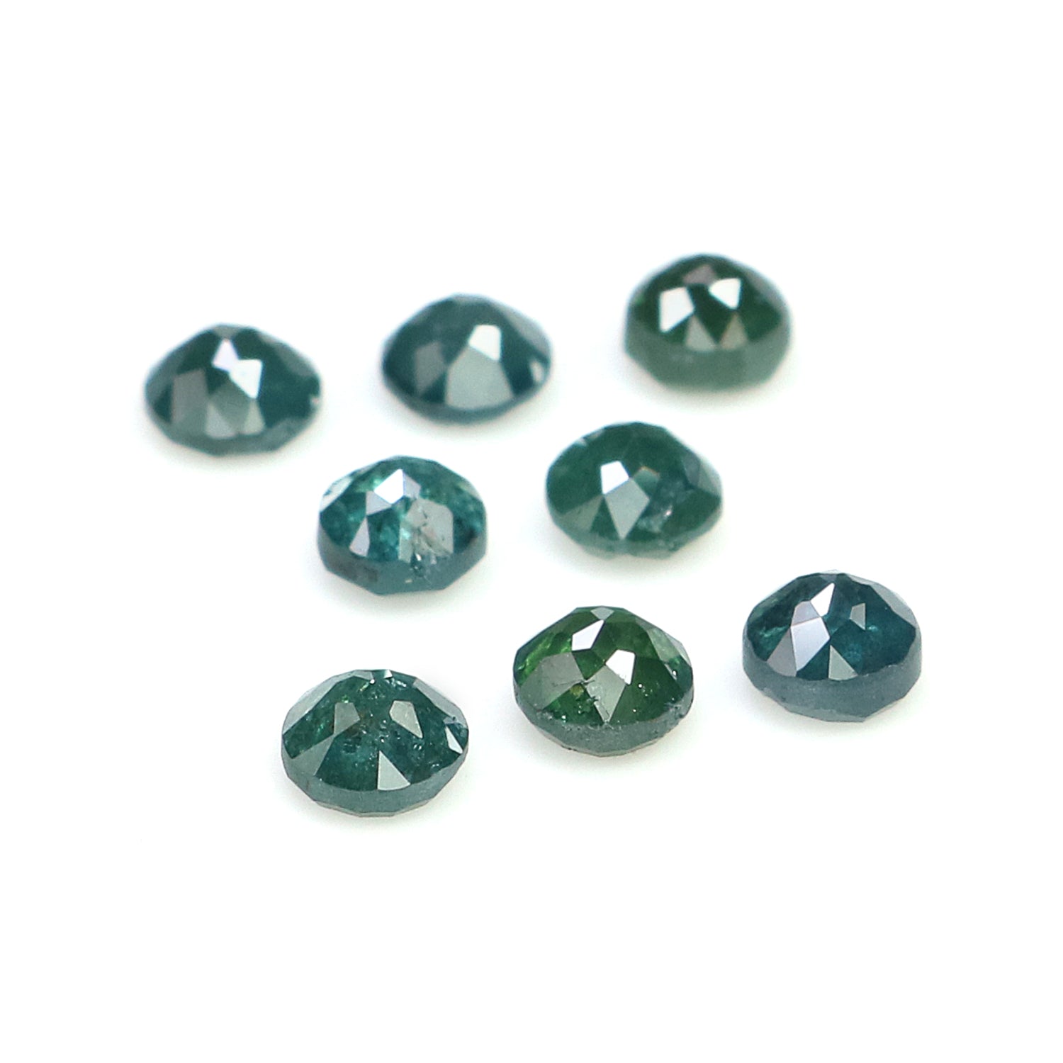 1.45 Ct Natural Loose Round Rose Cut Diamond Blue Color Round Shape Diamond 3.10 MM Natural Loose Blue Color Round Rose Cut Diamond N7006