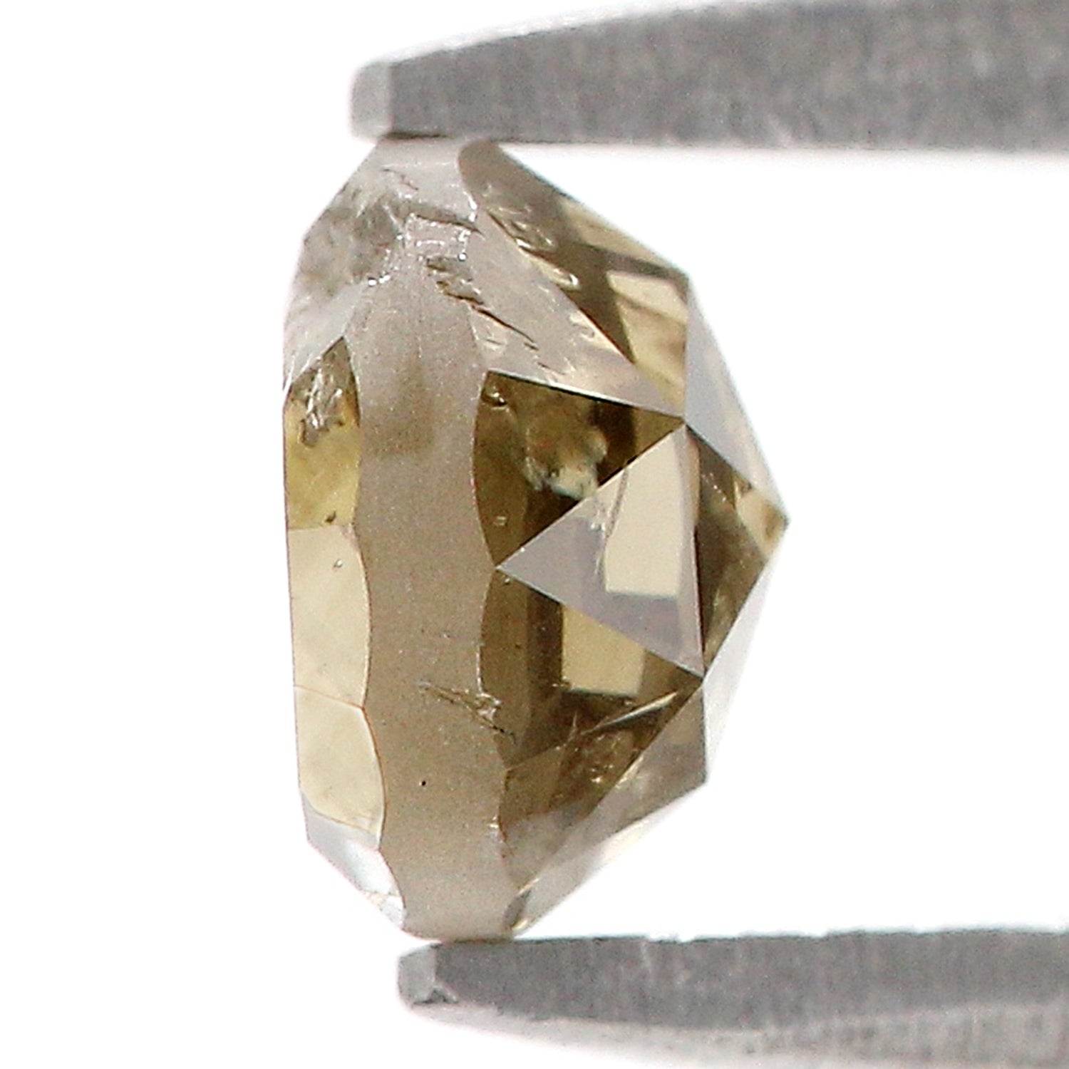 0.72 CT Natural Loose Round Shape Diamond Green Color Round Cut Diamond 5.10 MM Natural Diamond Brown Color Round Rose Cut Diamond NQ1513