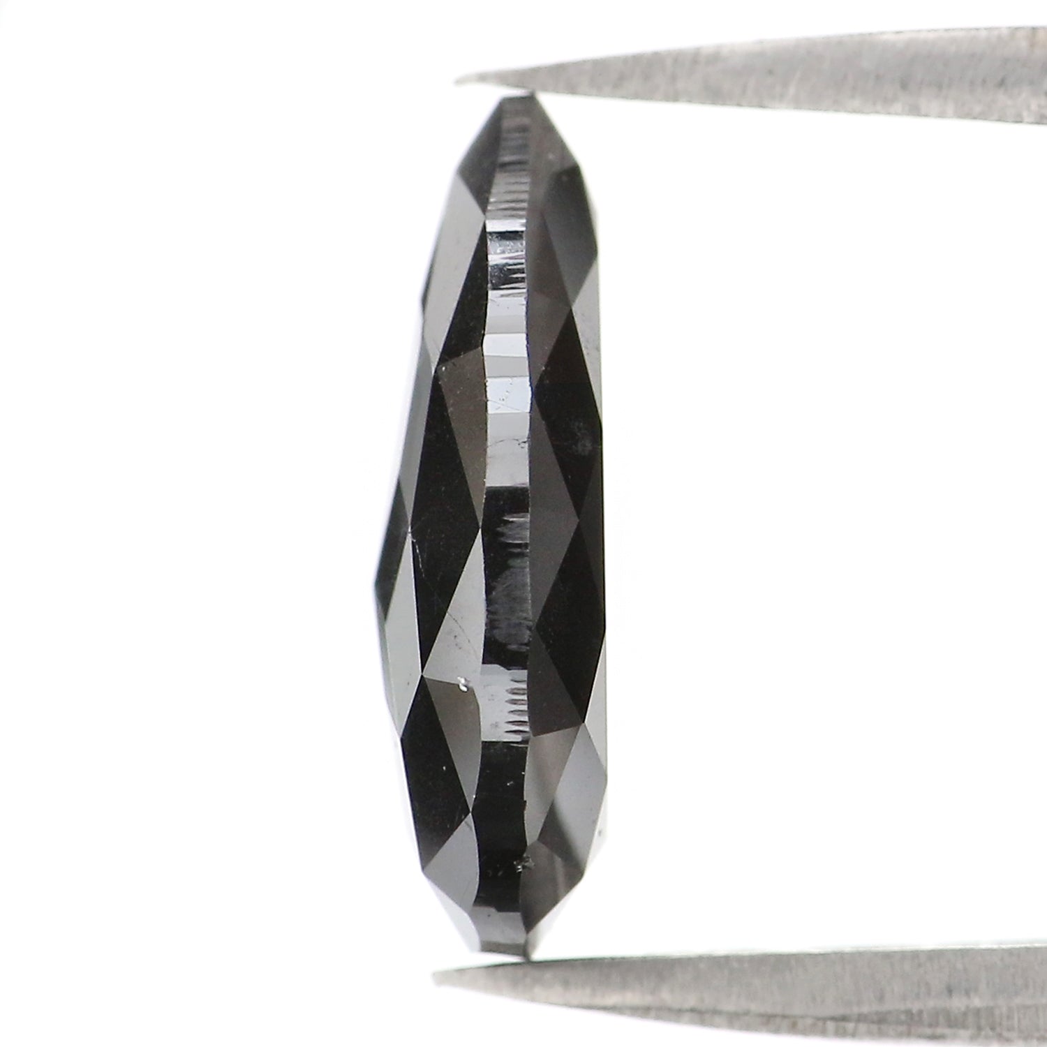 3.02 CT Natural Loose Pear Shape Diamond Black Color Pear Shape Diamond 12.40 MM Natural Loose Diamond Black Pear Rose Cut Diamond LC01