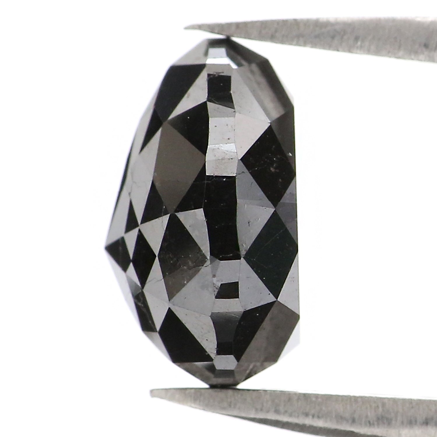 3.03 CT Natural Loose Pear Shape Diamond Black Color Pear Shape Diamond 9.45 MM Natural Loose Diamond Black Pear Rose Cut Diamond LQ2905