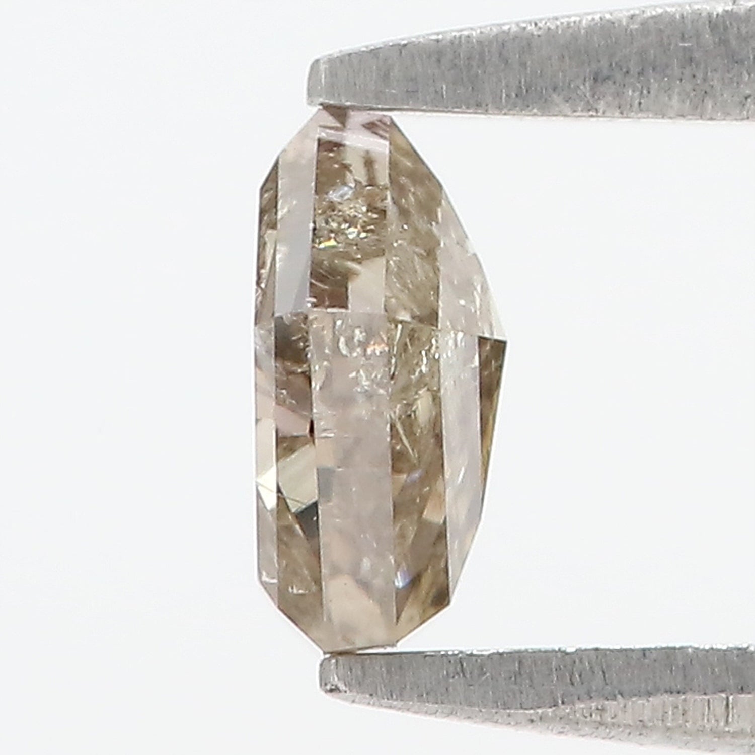 0.64 Ct Natural Loose Pentagon Shape Diamond Brown Color Pentagon Cut Diamond 5.95 MM Natural Brown Color Pentagon Rose Cut Diamond LQ9583