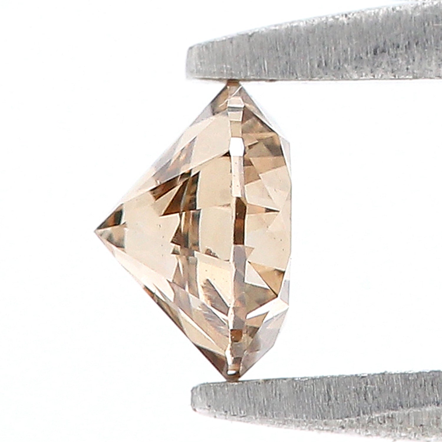 0.36 Ct Natural Loose Round Shape Diamond Brown Color Round Cut Diamond 4.40 MM Natural Loose Brown Color Round Brilliant Cut Diamond LQ484