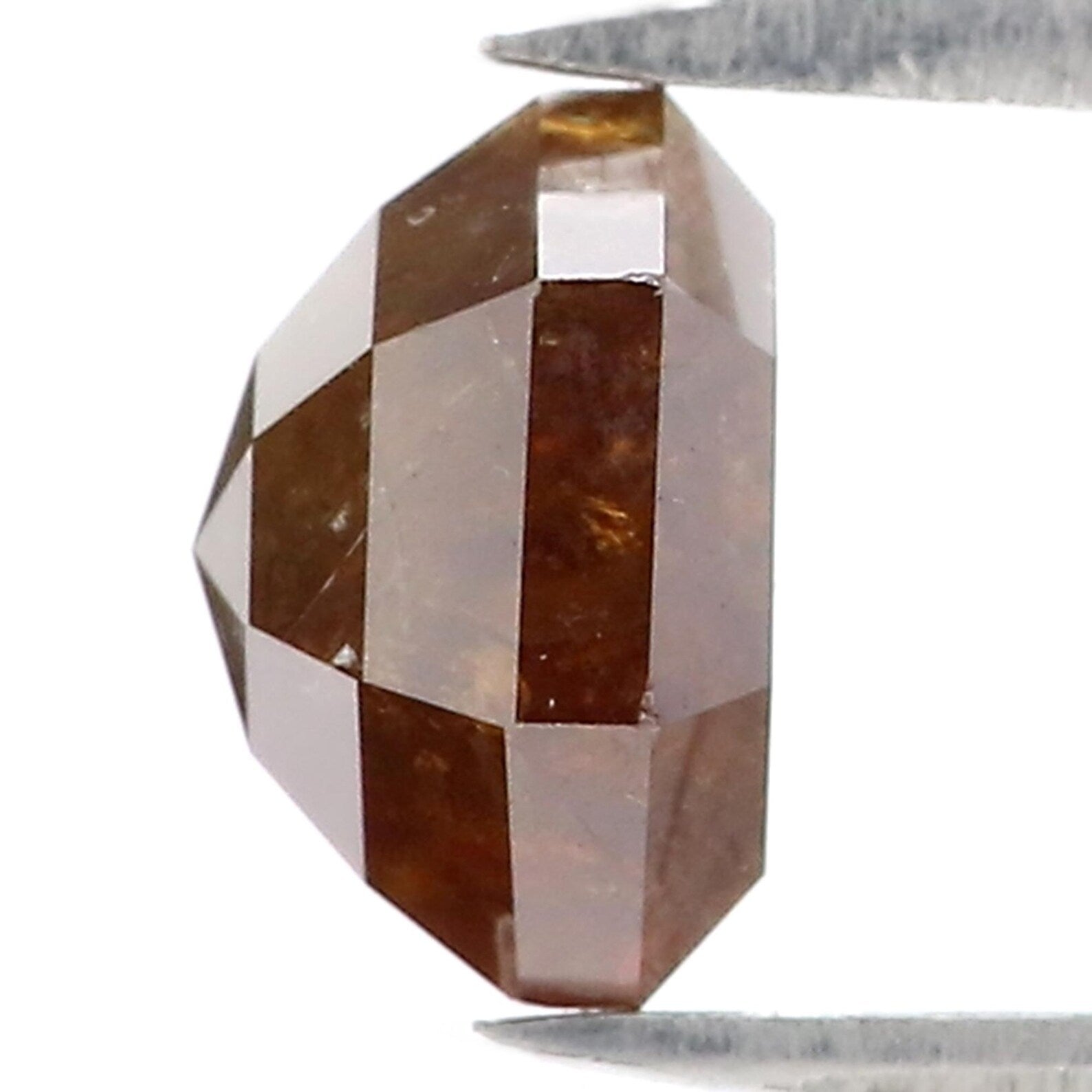 2.26 CT Natural Loose Hexagon Shape Diamond Dark Brown Color Hexagon Cut Diamond 6.90 MM Natural Loose Hexagon Shape Rose Cut Diamond QN9237