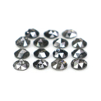 Natural Loose Round Rose Cut Diamond, Salt And Pepper Round Diamond, Natural Loose Diamond, Rose Cut Diamond, 1.03 CT Round Shape KR2669