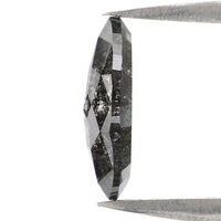 Natural Loose Marquise Diamond, Salt And Pepper Marquise Cut Diamond, Natural Loose Diamond, Rose Cut Diamond 1.13 CT Marquise Shape L2959
