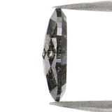 Natural Loose Marquise Diamond, Salt And Pepper Marquise Cut Diamond, Natural Loose Diamond, Rose Cut Diamond 1.13 CT Marquise Shape L2959