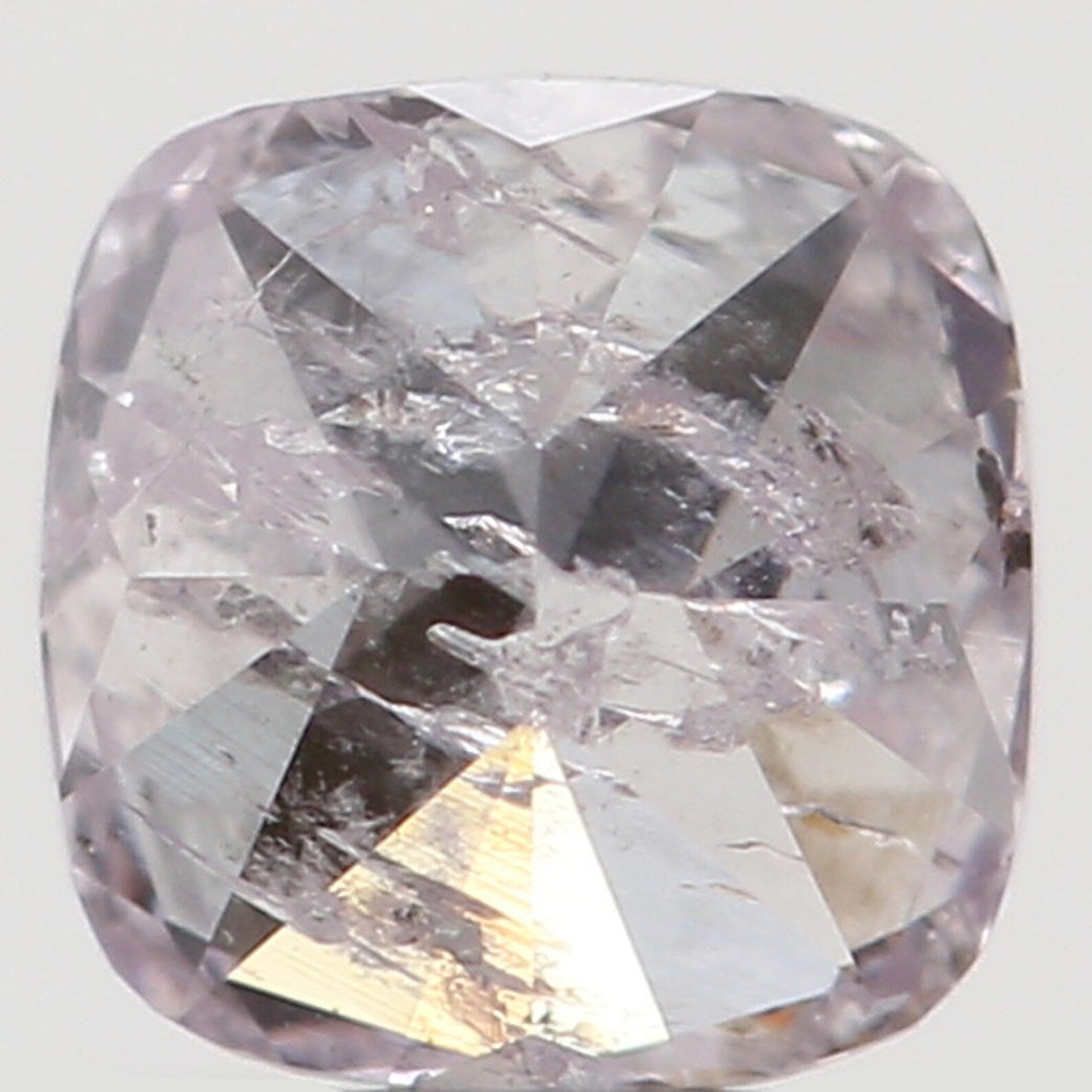 0.21 Ct Natural Loose Cushion Shape Diamond Pink Color Cushion Cut Diamond 3.45 MM Natural Loose Diamond Cushion Brilliant Cut Diamond N7087