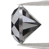 Natural Loose Round Diamond, Round Black Color Diamond, Natural Loose Diamond, Brilliant Cut Diamond, Round Cut, 2.22 CT Round Shape KDL2900