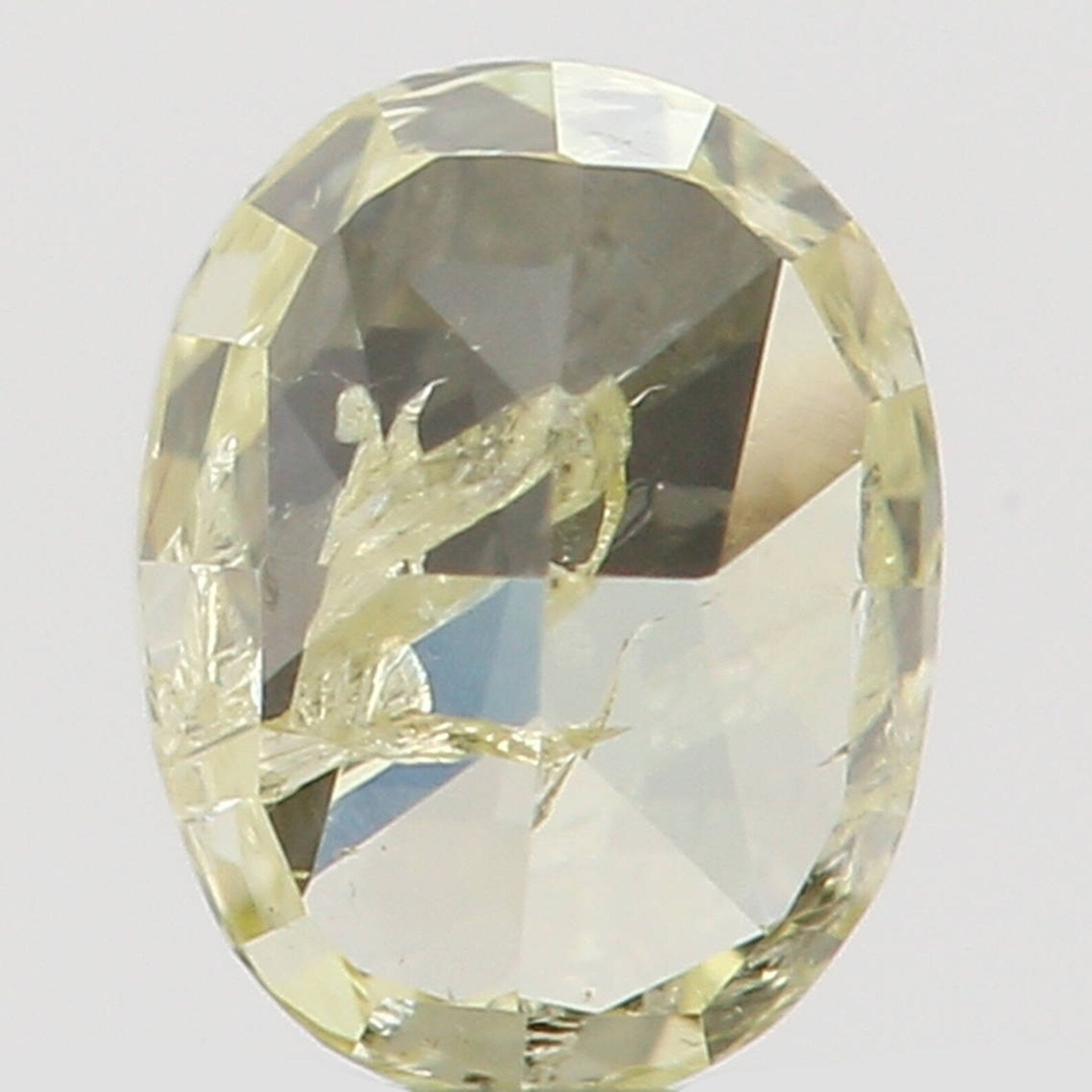 0.20 Ct Natural Loose Diamond Oval Yellow Color I2 Clarity 3.80 MM N7263