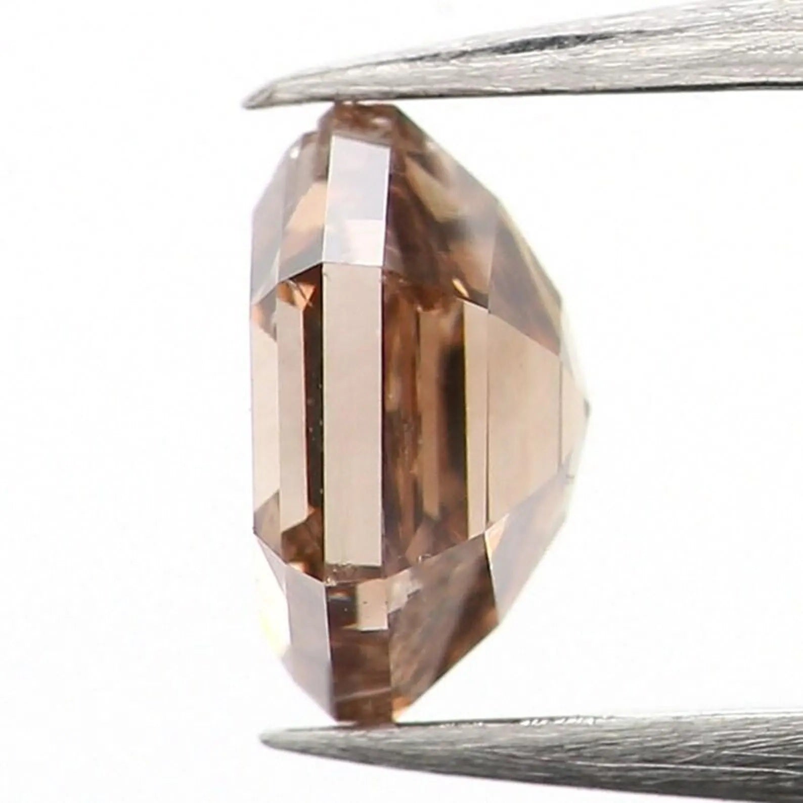 0.37 CT Natural Loose Hexagon Diamond Brown Color Hexagon Diamond 4.45 MM Natural Loose Brown Color Diamond Hexagon Rose Cut Diamond NQ1187