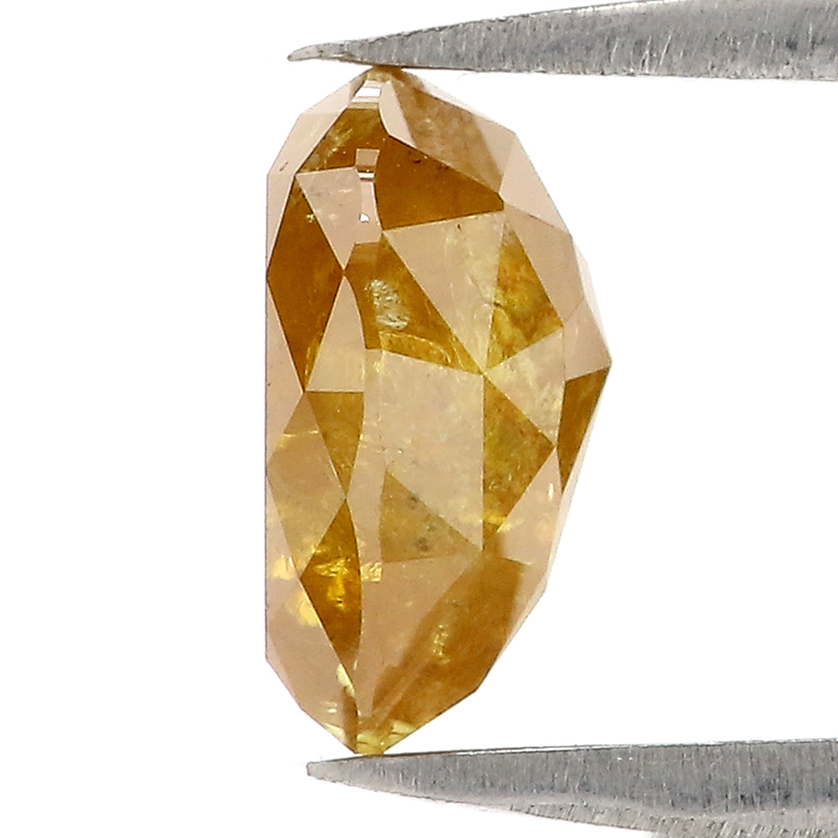 2.37 CT Natural Loose Heart Shape Diamond Yellow Color Heart Shape Diamond 8.40 MM Natural Loose Yellow Color Heart Rose Cut Diamond LQ3020