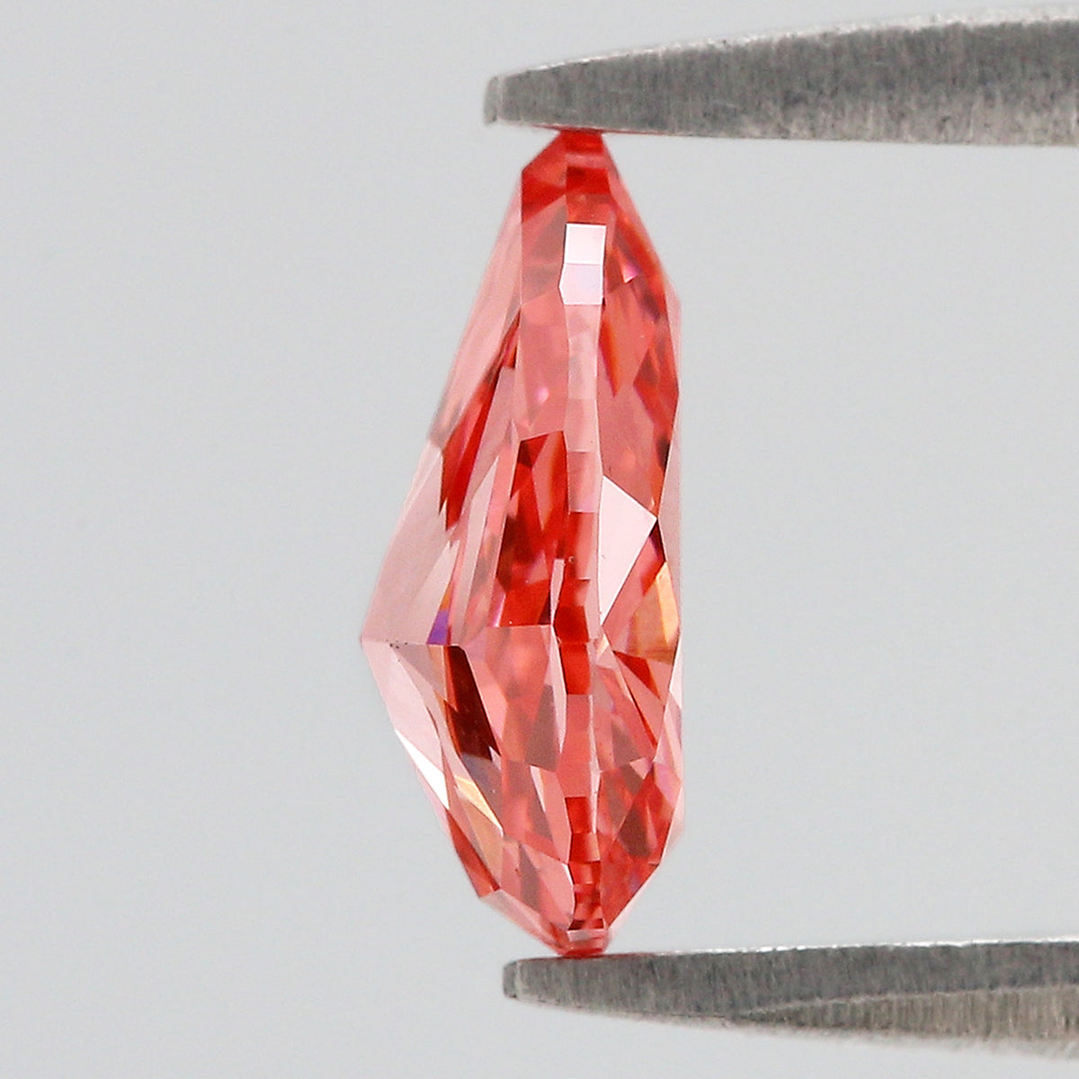 1.03 CT Lab Grown Pear Brilliant Cut Diamond Pink Color Diamond SI1 Clarity Diamond Lab Grown Diamond Lab Created Pear CVD Diamond L3694