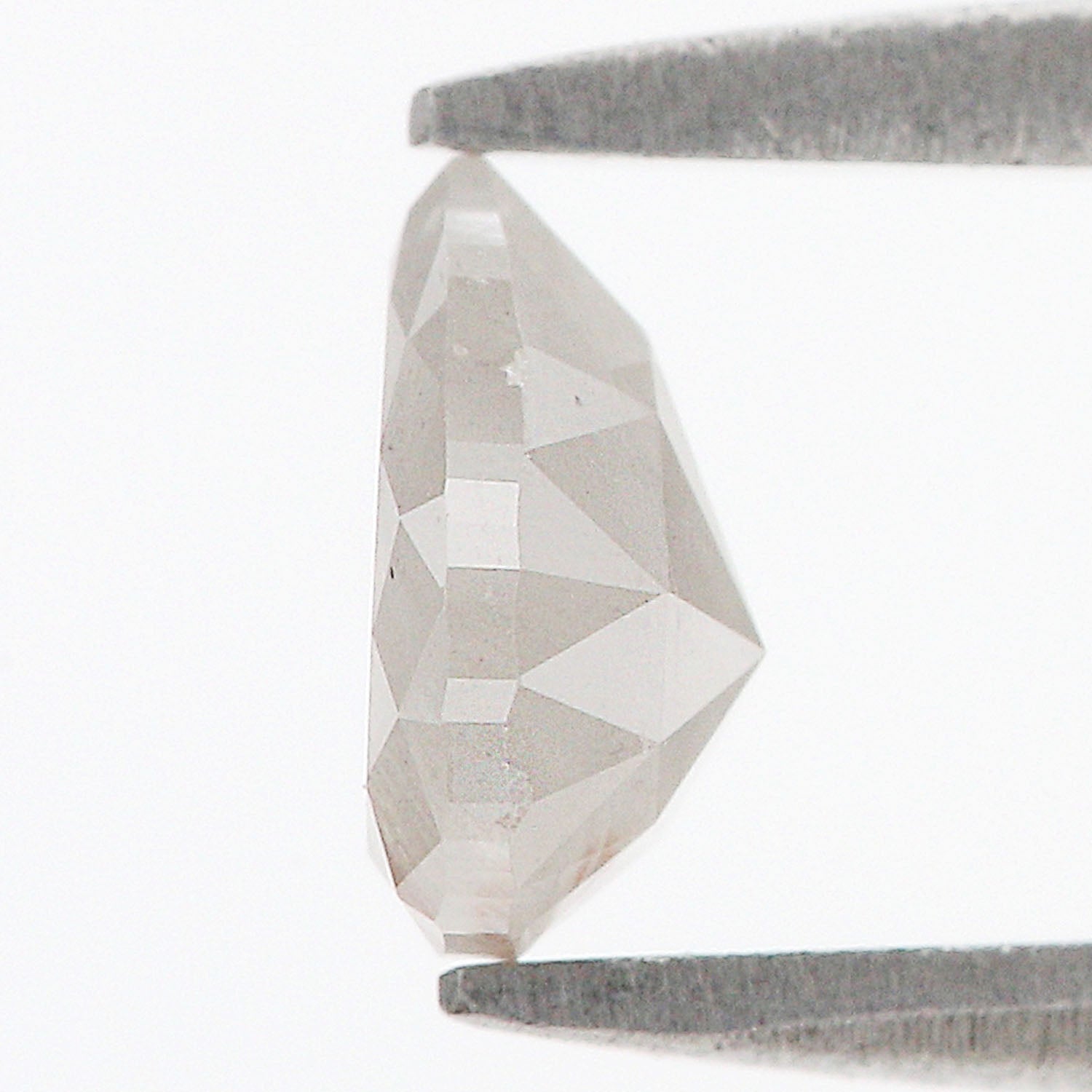 0.85 CT Natural Loose Pear Shape Diamond White Color Pear Cut Diamond 6.50 MM Natural Loose Grey Color Diamond Pear Rose Cut Diamond LQ8978