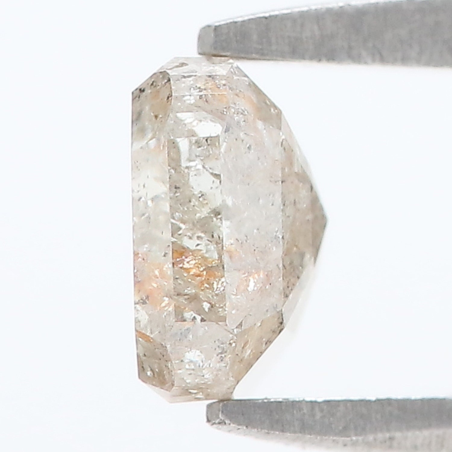 1.06 CT Natural Loose Cushion Shape Diamond Grey Color Cushion Diamond 5.60 MM Natural Diamond Grey Color Cushion Rose Cut Diamond N8725