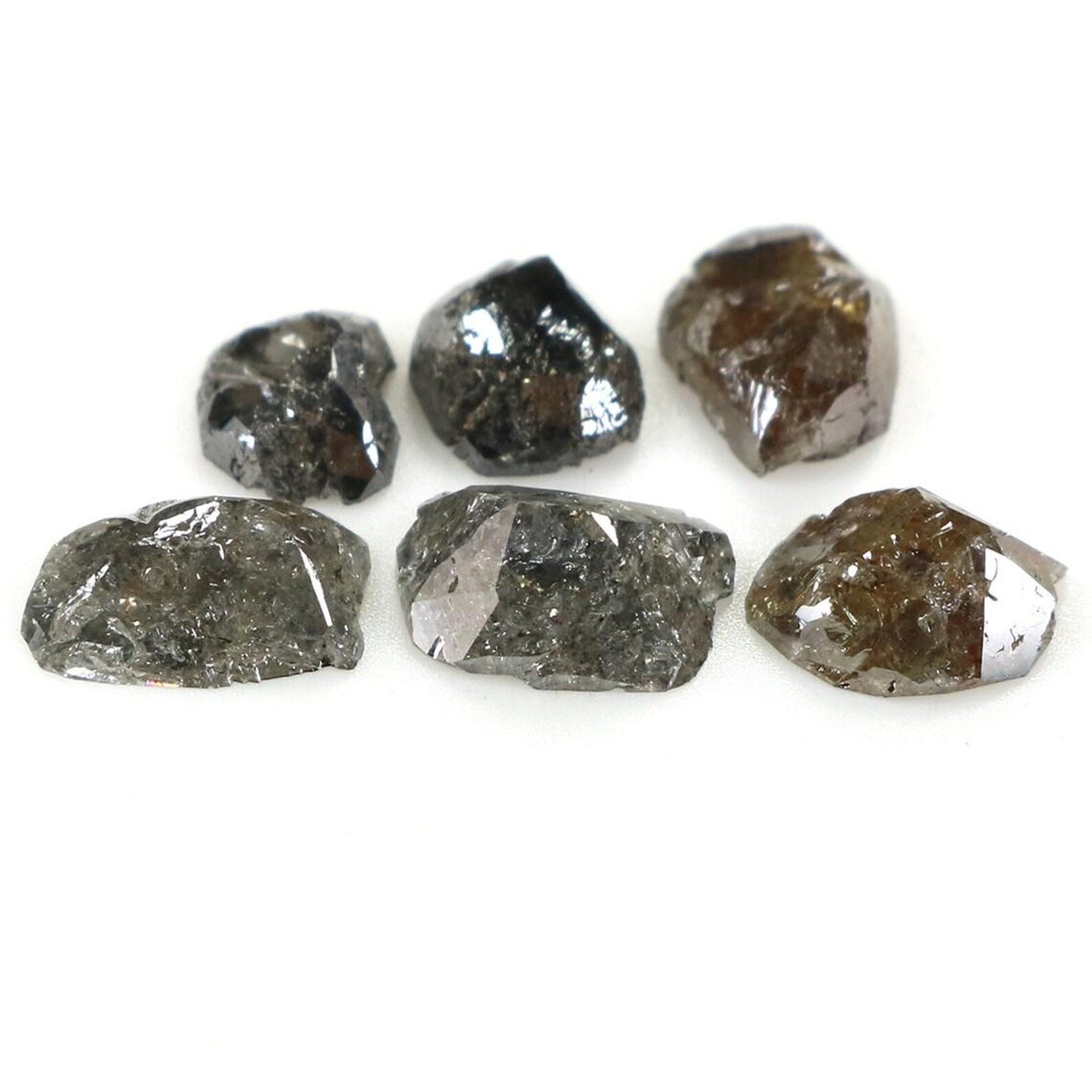 2.30 CT Natural Loose Rough Shape Diamond Black Color Irregular Cut Diamond 4.35 MM Natural Diamond Brown Color Rough Uncut Diamond NQ1846