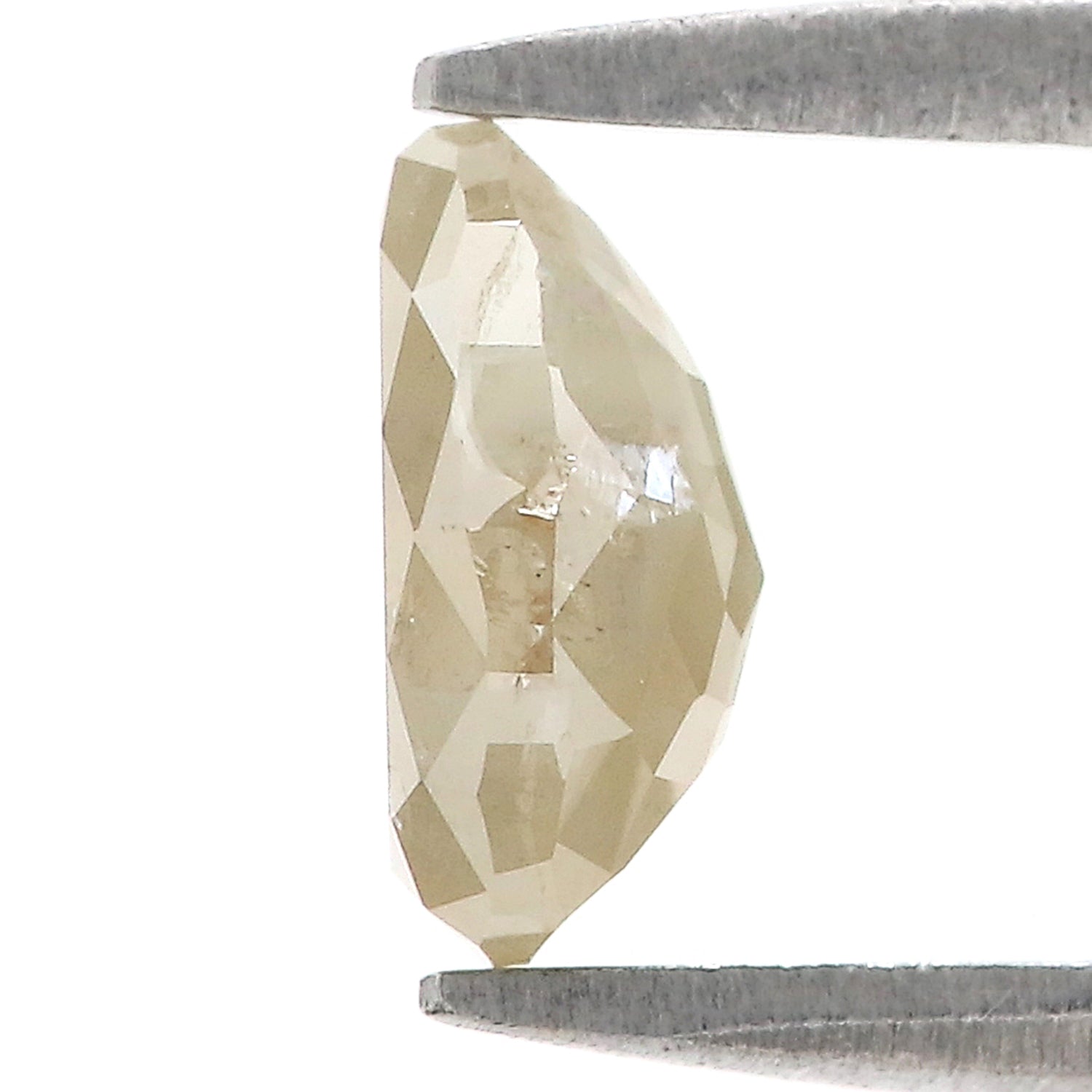 1.30 CT Natural Loose Pear Shape Diamond White Color Pear Cut Diamond 7.75 MM Natural Loose Grey Color Diamond Pear Rose Cut Diamond LQ5119