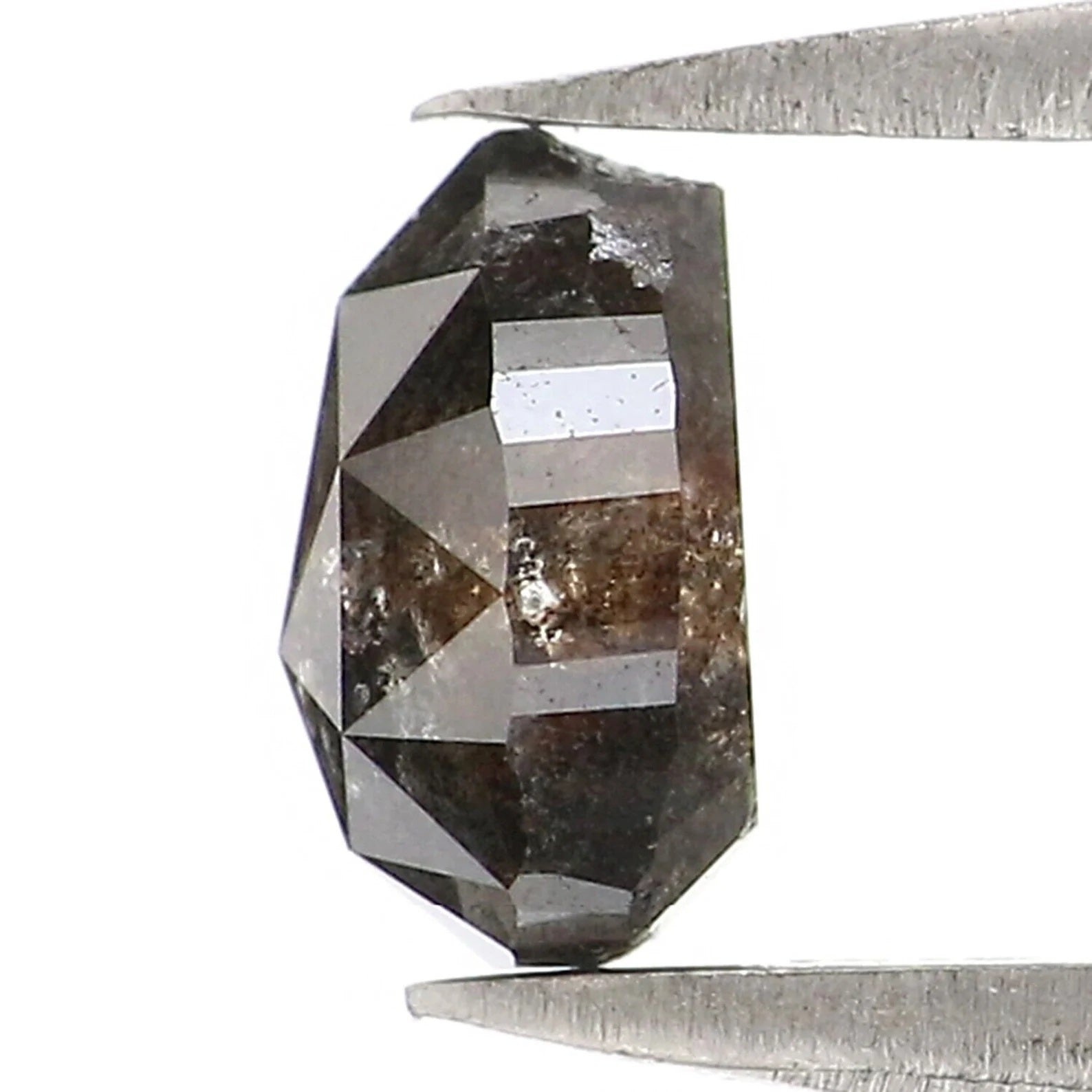 0.73 CT Natural Loose Pear Diamond Salt And Pepper Pear Diamond Natural Loose Diamond 5.80 MM Pear Rose Cut Diamond Pear Cut Diamond NQ1341