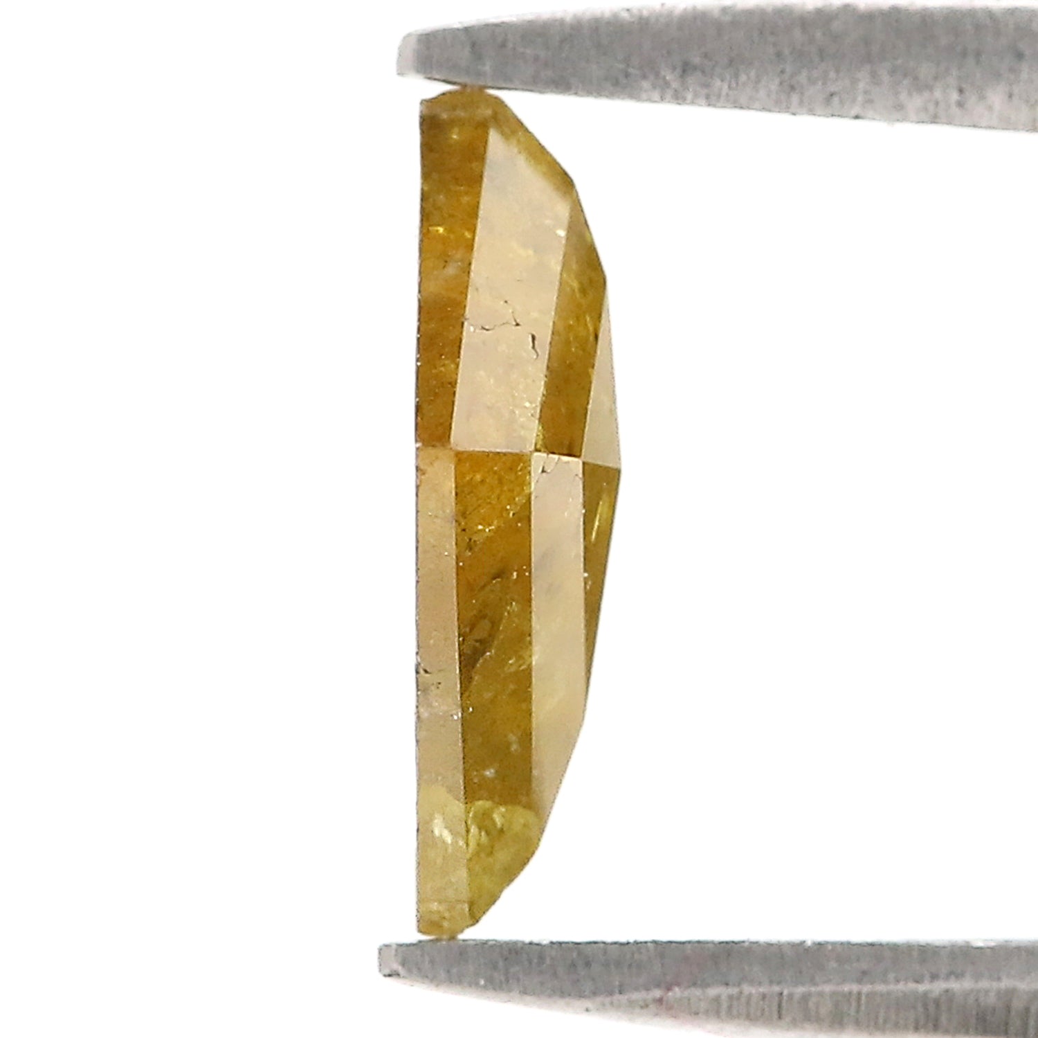 0.99 CT Natural Loose Kite Shape Diamond Yellow Color Kite Diamond 9.10 MM Natural Loose Yellow Color Diamond Kite Rose Cut Diamond N2662