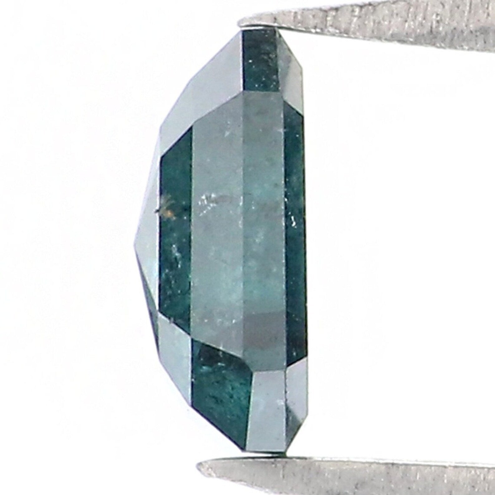 0.50 CT Natural Loose Diamond Emerald Shape Diamond Blue Color Emerald Diamond 5.30 MM Natural Loose Diamond Emerald Rose Cut Diamond NQ9400