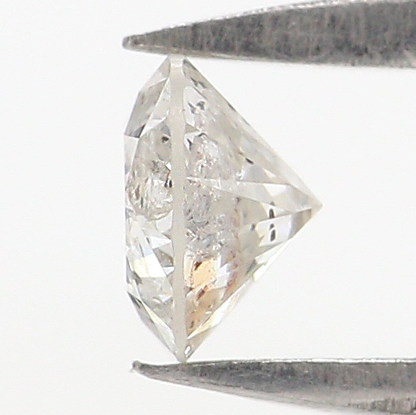 0.31 CT Natural Loose Round Shape Diamond Grey Color Round Cut Diamond 4.30 MM Natural Loose Diamond Round Brilliant Cut Diamond N7708