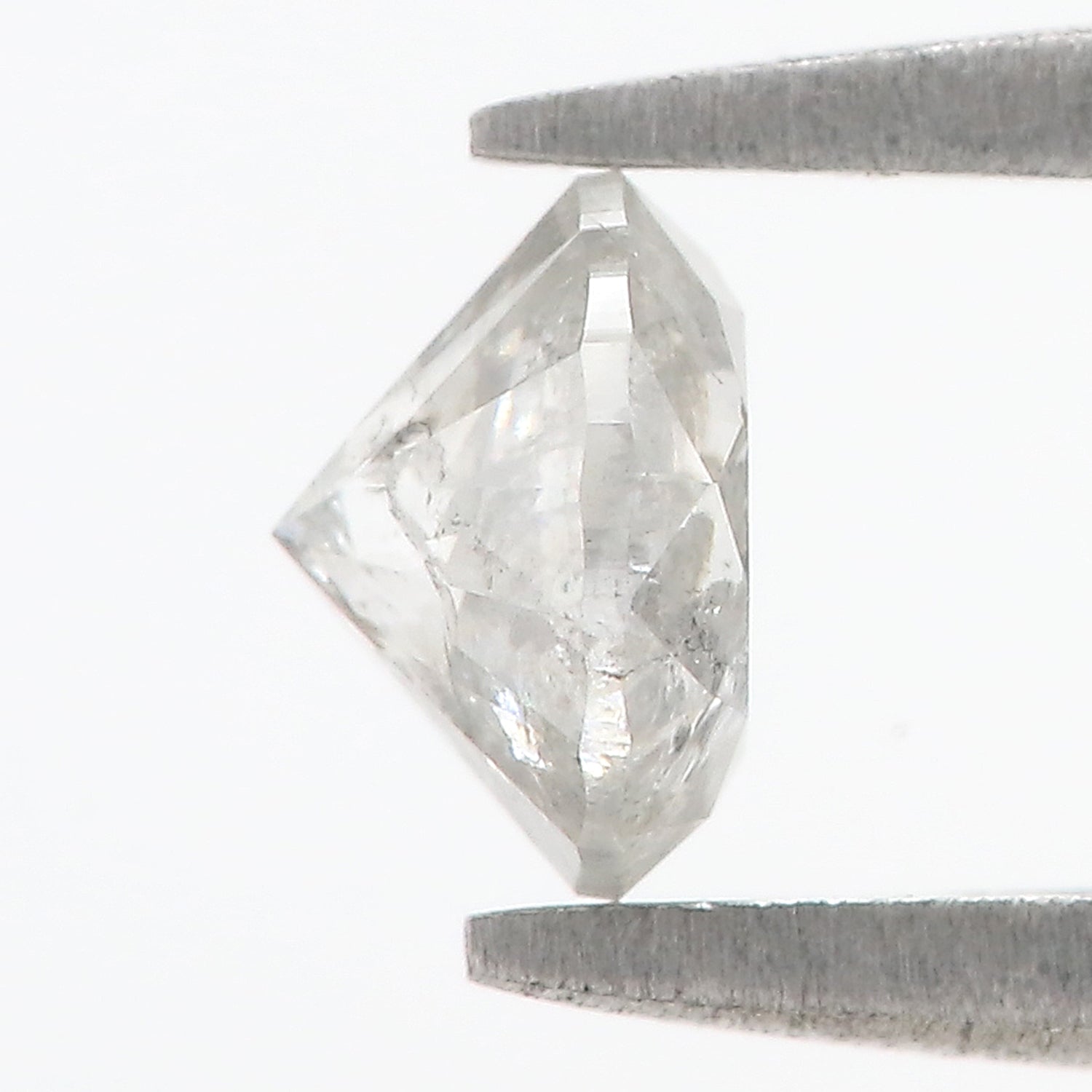 0.79 CT Natural Loose Round Shape Diamond Salt And Pepper Round Cut Diamond 5.60 MM Natural Black Grey Round Brilliant Cut Diamond LQ478