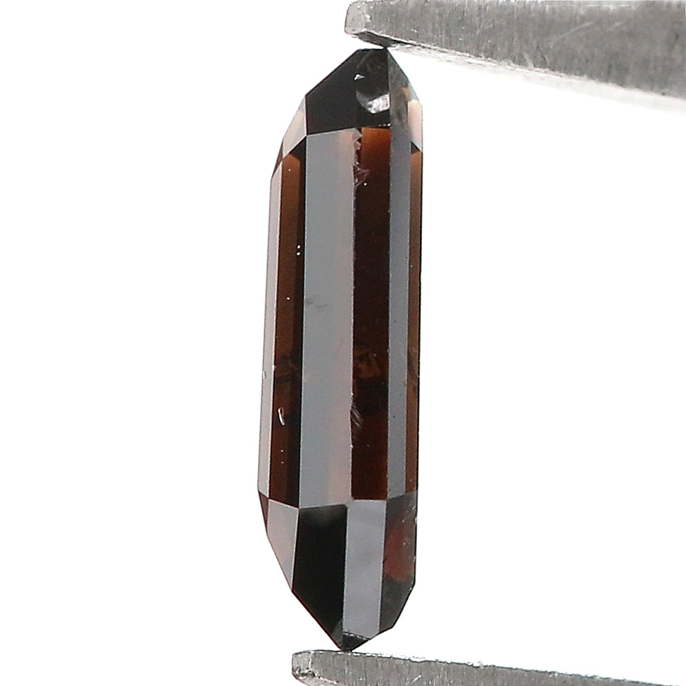 0.80 CT Natural Loose Hexagon Shape Diamond Brown Color Hexagon Shape Diamond 8.85 MM Natural Brown Color Hexagon Rose Cut Diamond QL1767