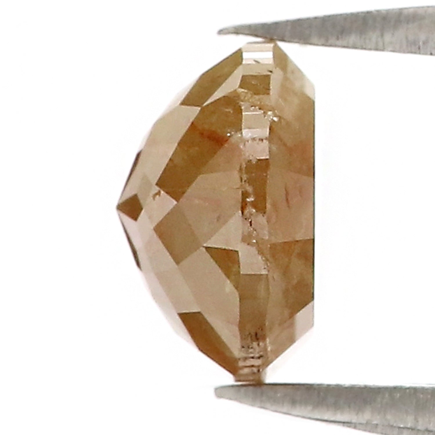 1.31 CT Natural Loose Round Shape Diamond Brown Color Round Cut Diamond 6.45 MM Natural Loose Brown Color Round Rose Cut Diamond LQ9750