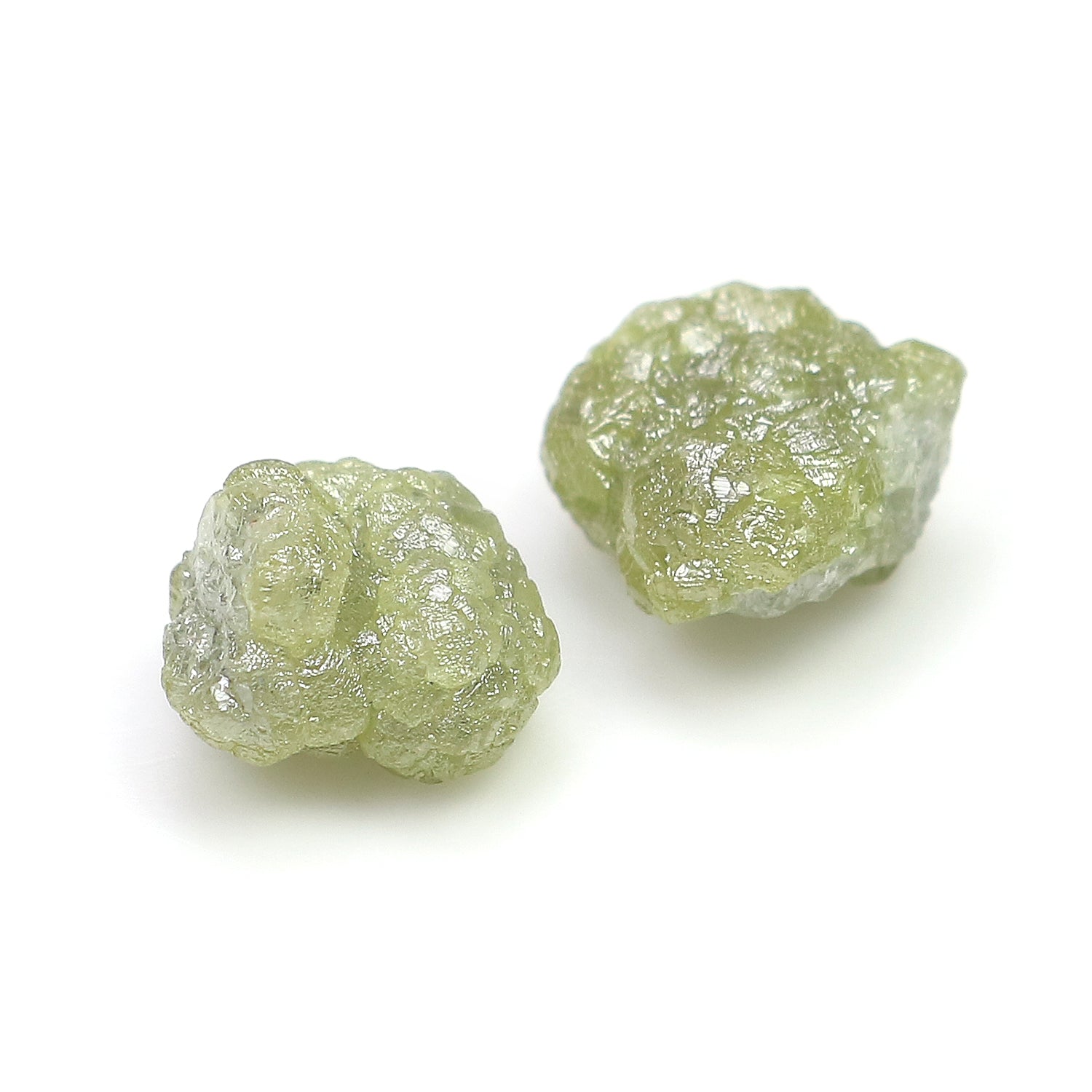 4.19 CT Natural Loose Rough Shape Diamond Green Color Rough Uncut Diamond 8.30 MM Natural Grey Diamond Rough Irregular Cut Diamond LQ3365
