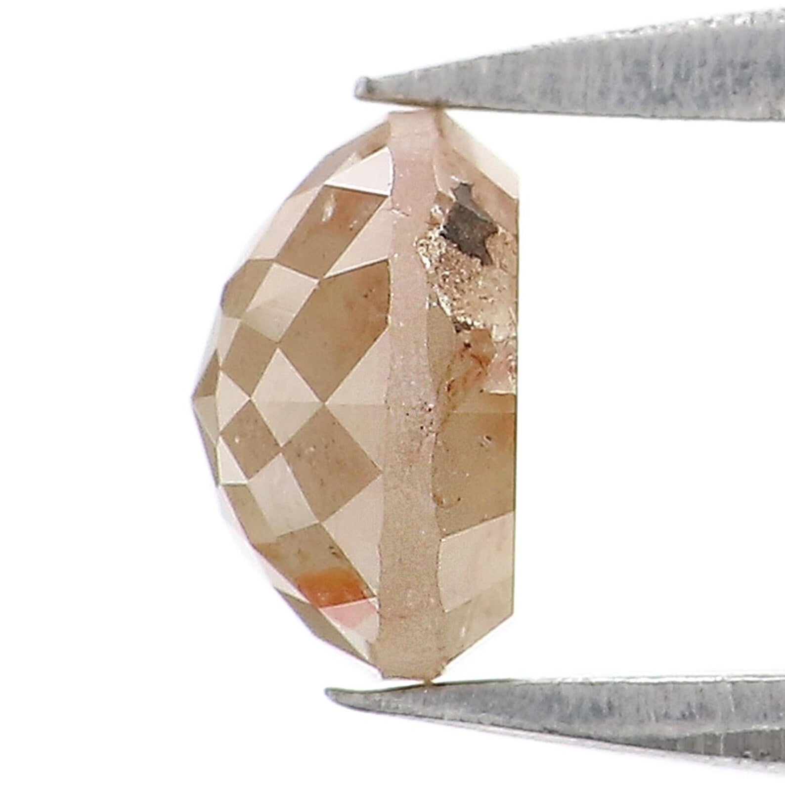 0.85 CT Natural Loose Round Rose Cut Shape Diamond Brown Color Rose Cut Diamond 5.40 MM Natural Loose Diamond Rose Cut Shape Diamond NQ7119